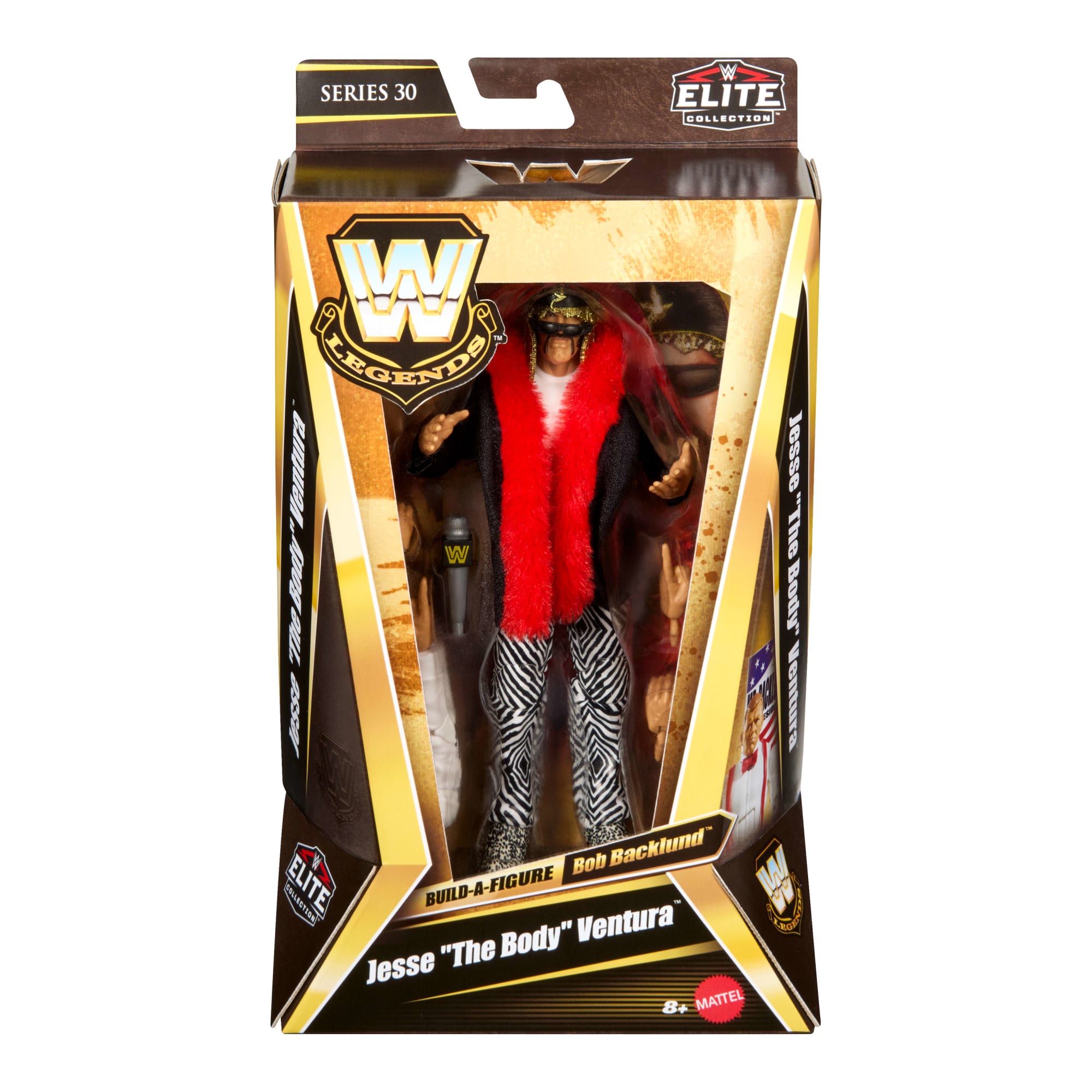 WWE Legends Elite Collection Jesse 'The Body' Ventura Action Figure - Image 10