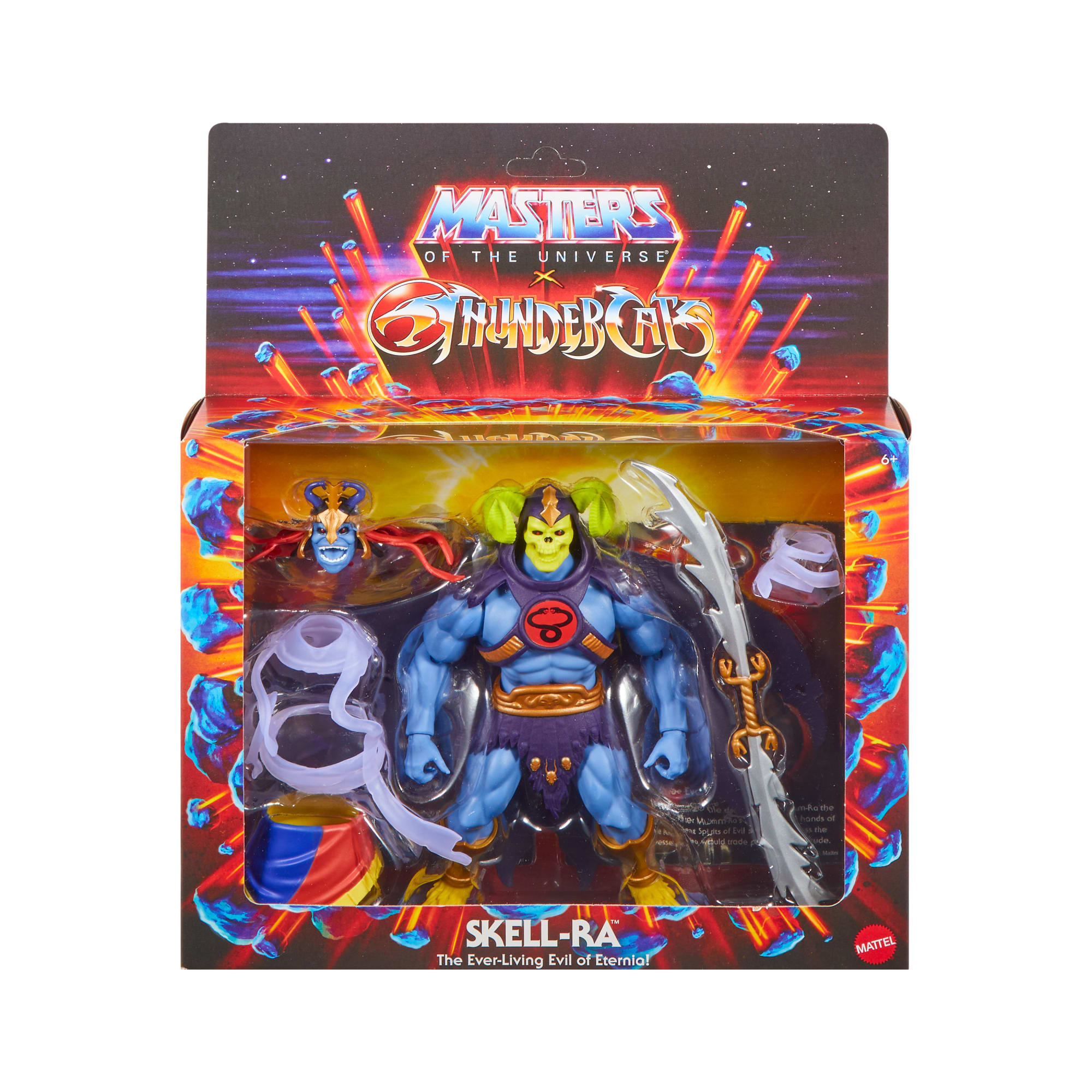 Masters Of The Universe Origins X Thundercats Skell-Ra Action Figure Toy Of Skeletor & Mumm-Ra - Image 6