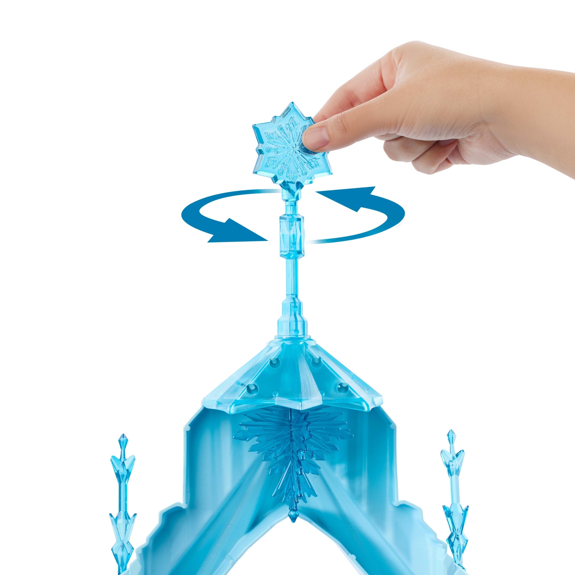 Disney Frozen Elsa's Frozen Ice Palace Castle Playset With Olaf. 5 Play Areas & 21 Accessories - Image 4