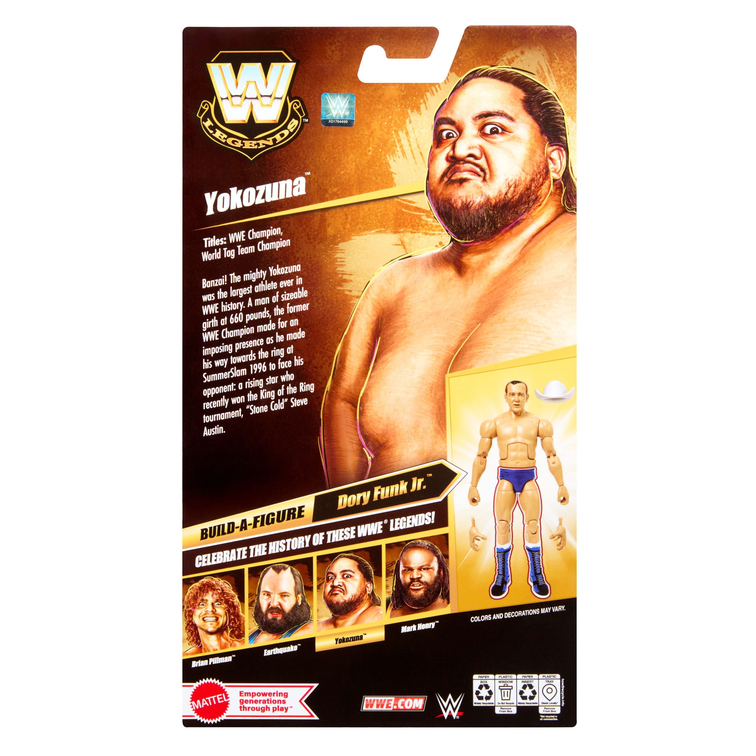 WWE Legends Elite Collection Yokozuna Action Figure - Image 6