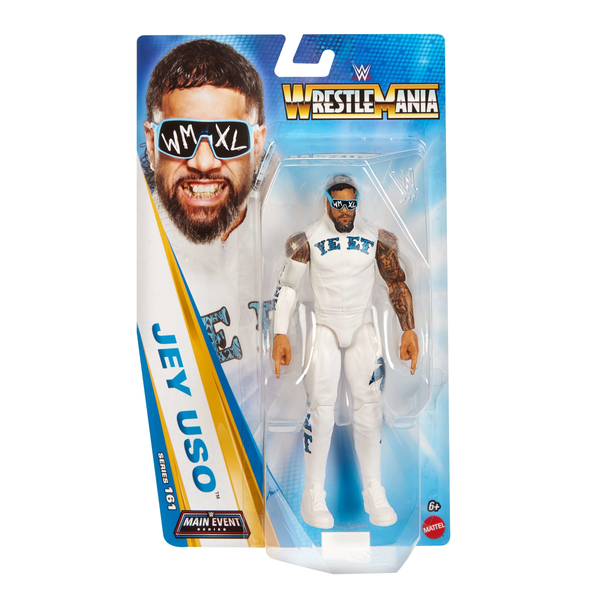 WWE Jey Uso Action Figure. Main Event Series #161. 6-Inch Collectible With Articulation - Image 6