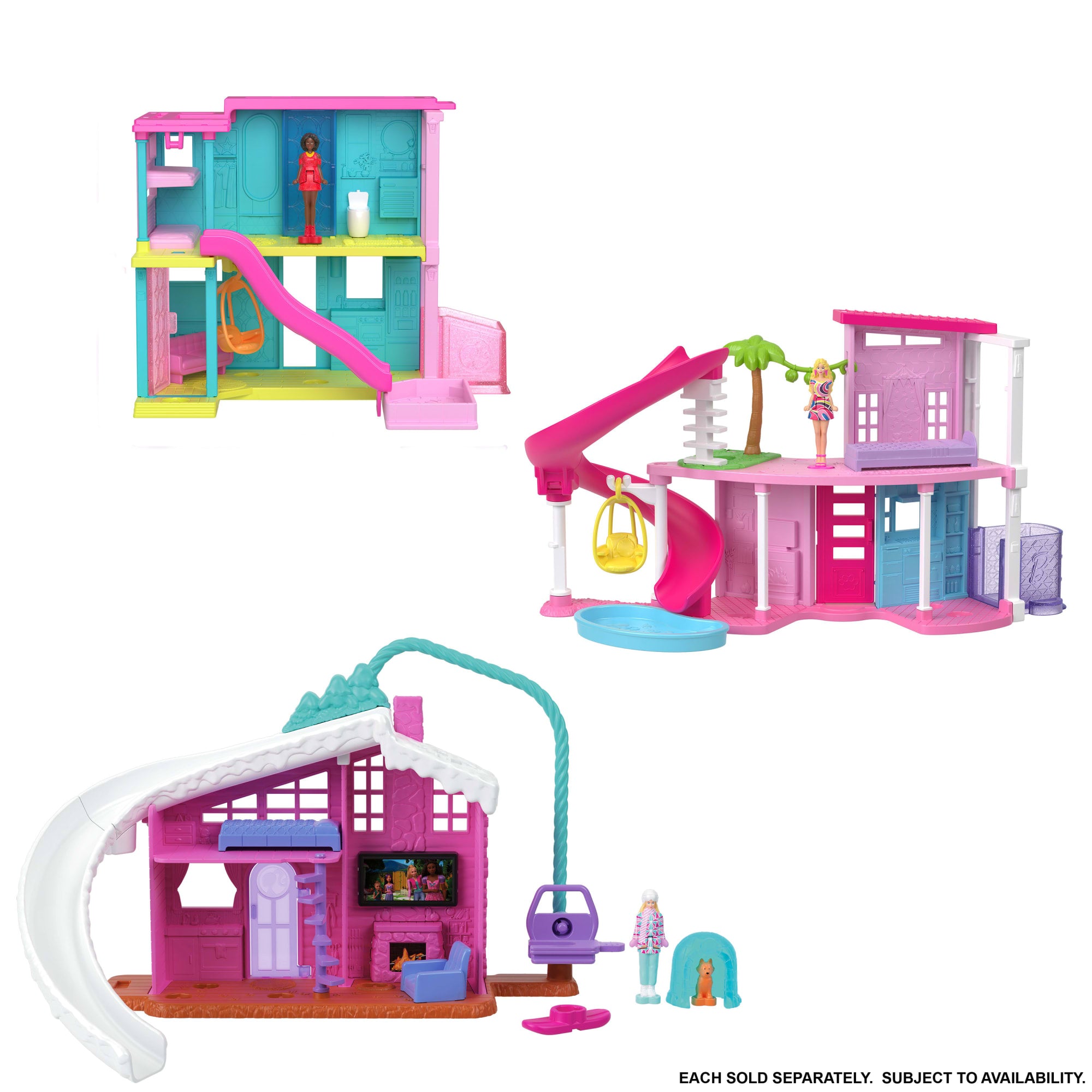 Barbie Mini Barbie Land Doll House Playsets With 1.5-Inch Doll. Furniture & Accessories - Image 4