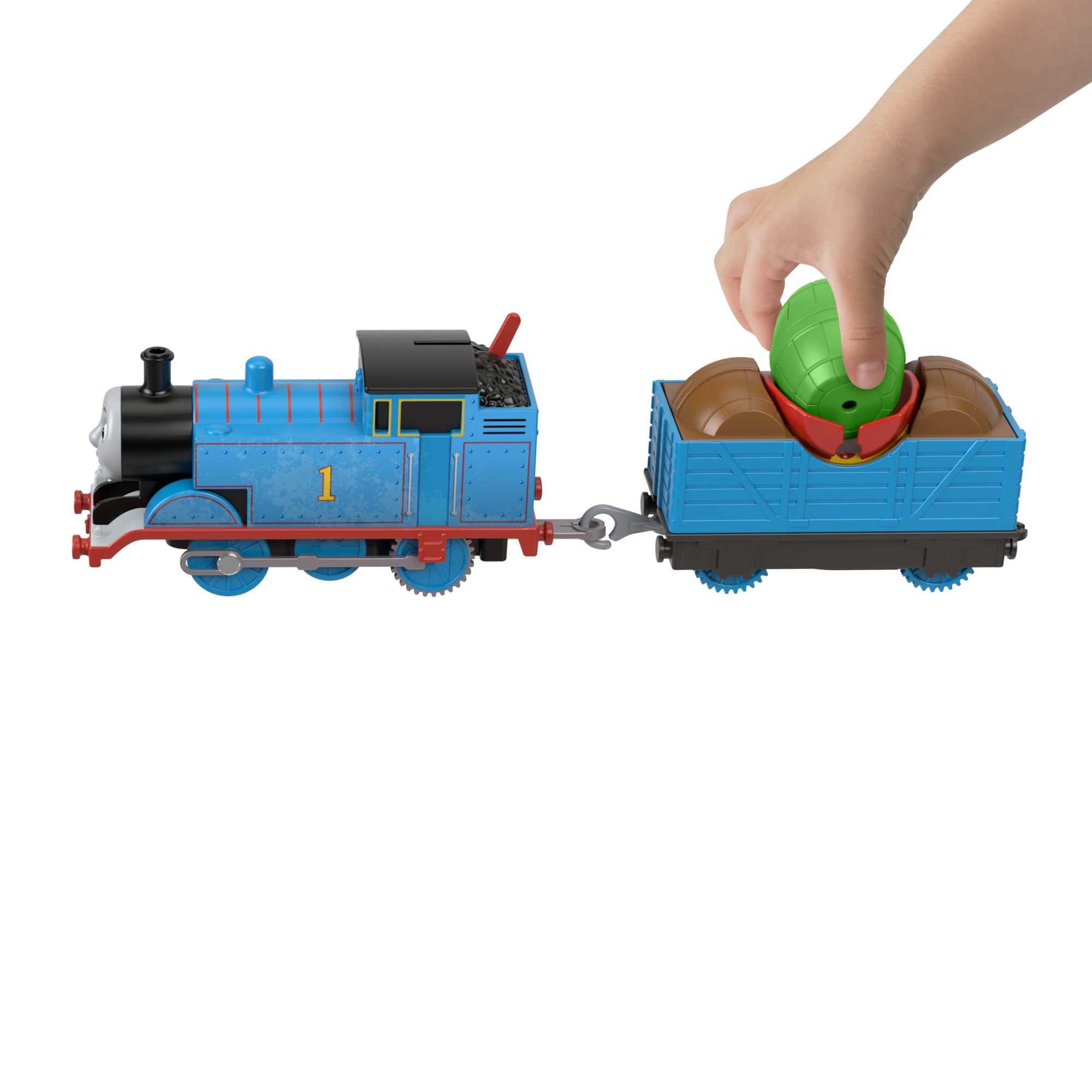 Thomas & Friends Pista de Juguete Motorizada ¡Entrega los Barriles! - Image 2
