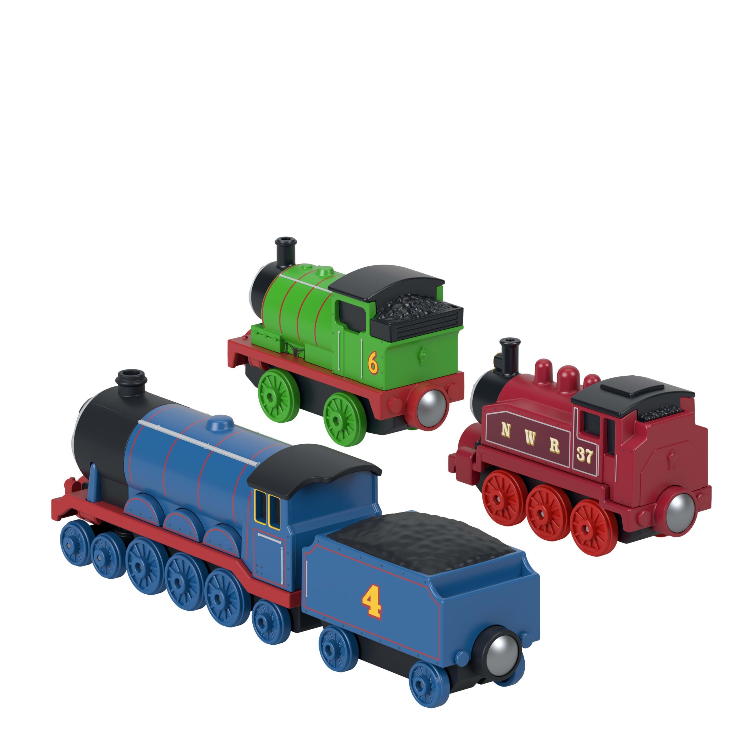 Thomas & Friends By Fisher-Price Die-Cast Toy Train Multipack With Percy. Rosie & Gordon Engines - Image 5