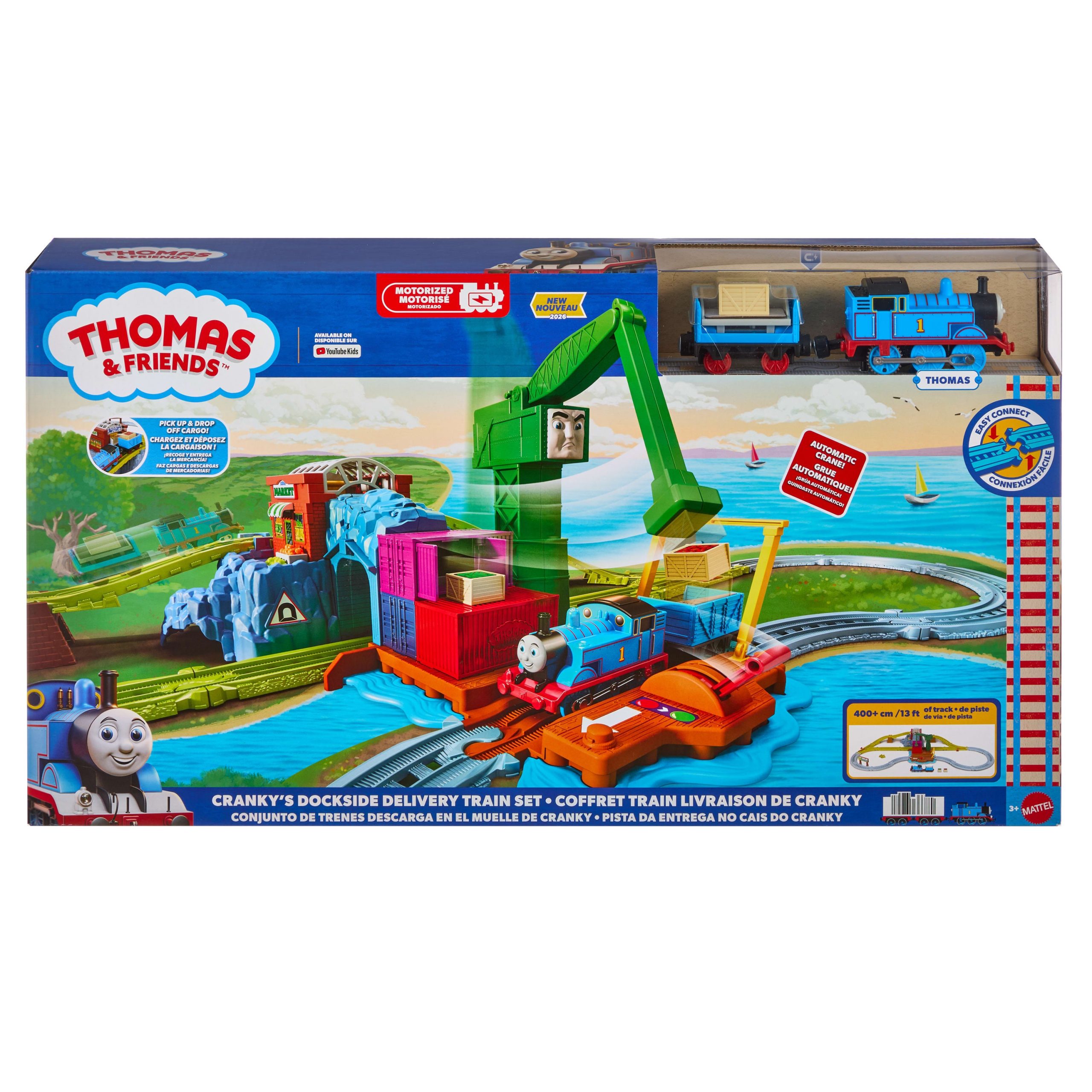 Coffret de Train La Livraison Sur Le Quai de Cranky de Thomas et ses Amis - Image 6