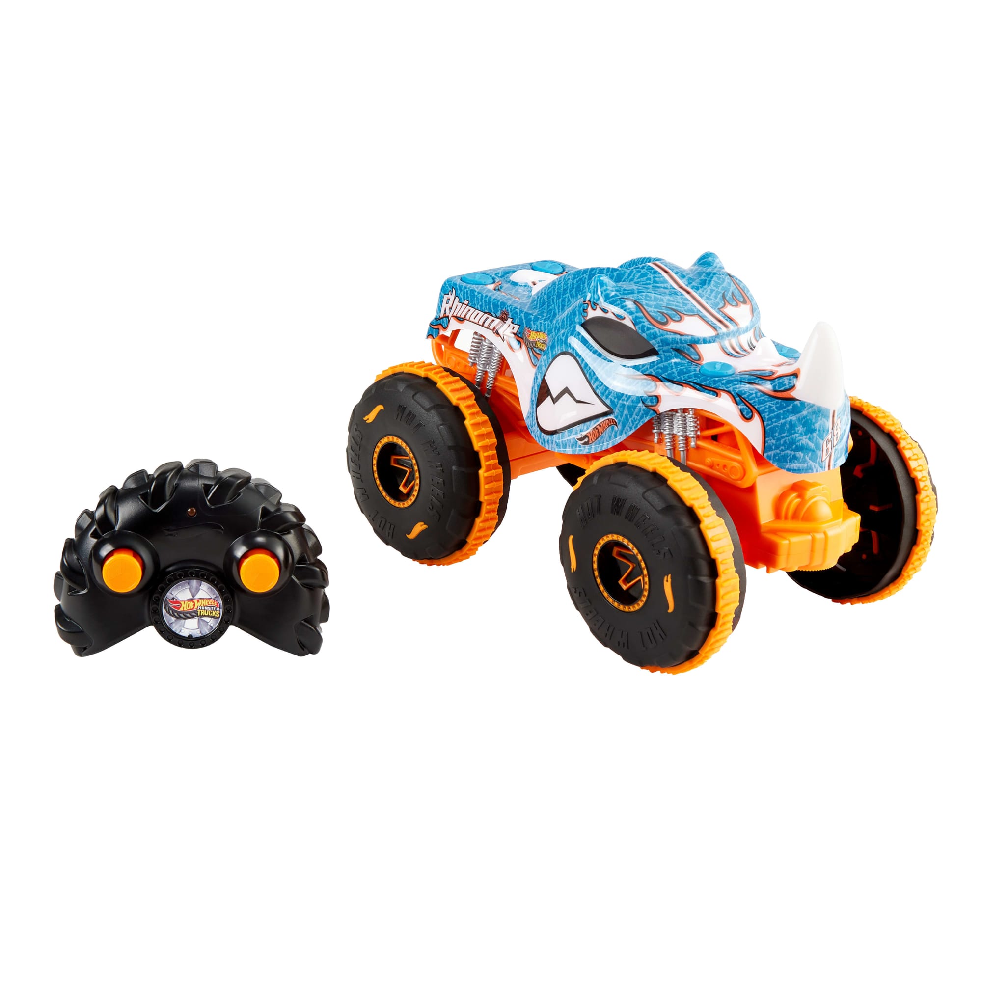 Hot Wheel Monster Trucks Échelle1:24 Rhinomite Rc. à Piles