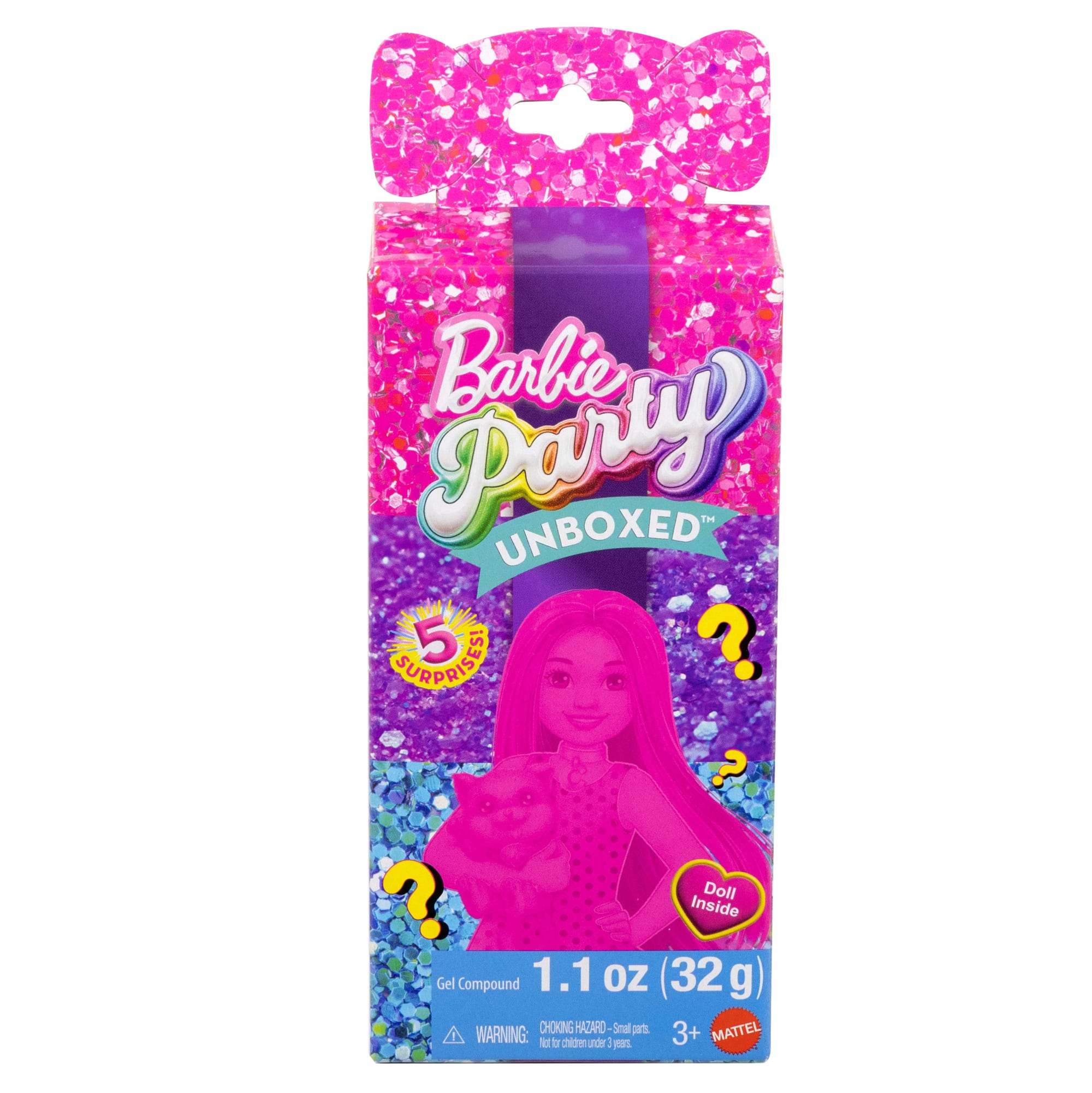 Barbie Party Unboxed Muñeca Chelsea Fiesta Glamour Sorpresa