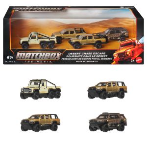 Matchbox Desert Chase Escape 4-Pack