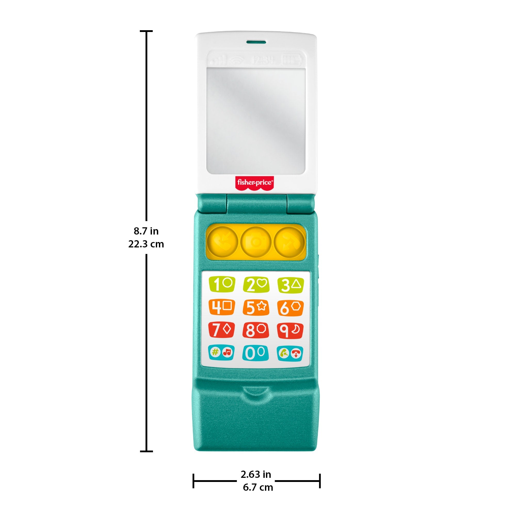 Fisher-Price Laugh & Learn Flip Phone. Baby & Toddler Musical Learning Activity Toy - Image 6