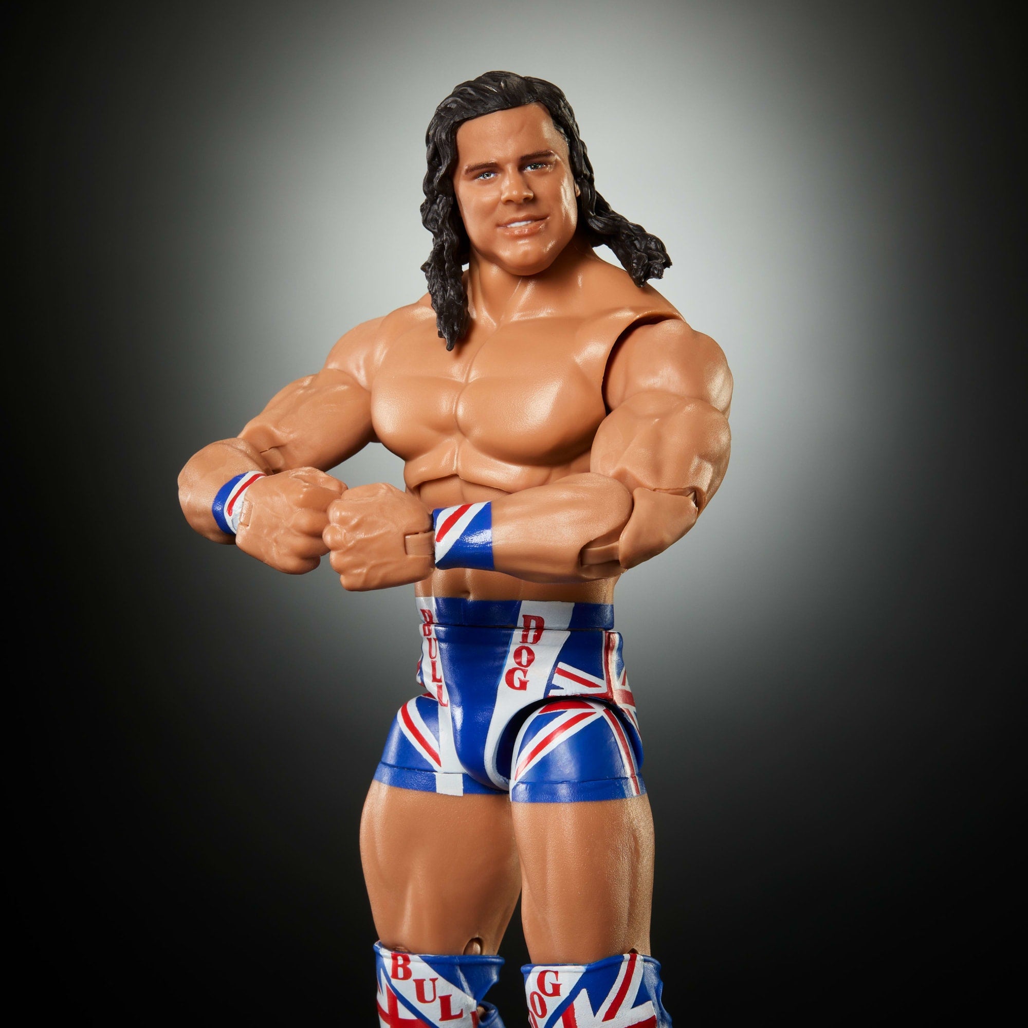 WWE Elite Legends British Bulldog Action Figure - Image 5