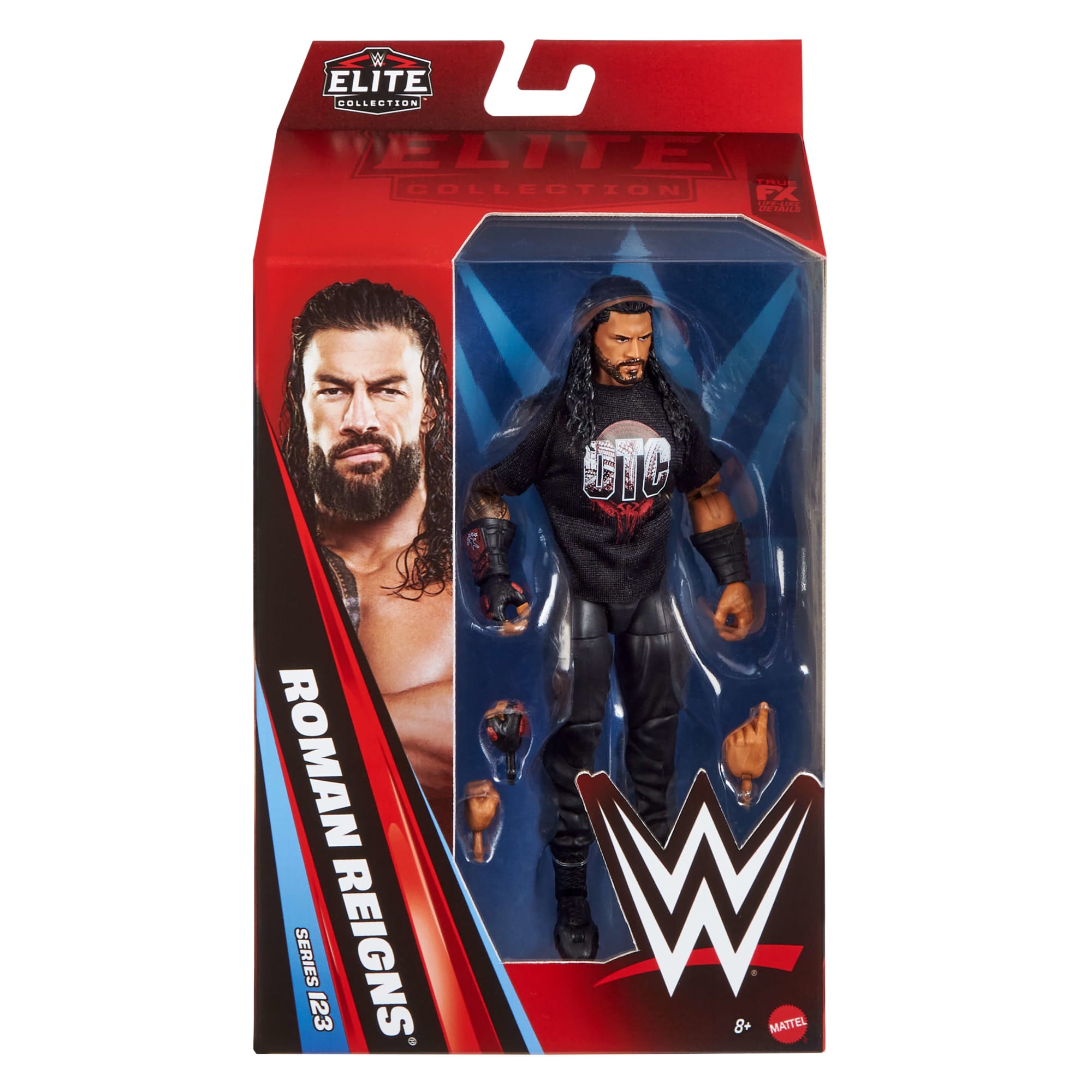 WWE Elite Roman Reigns Action Figure. Series #123 Set. 6-Inch Collectible With Accessories - Image 2