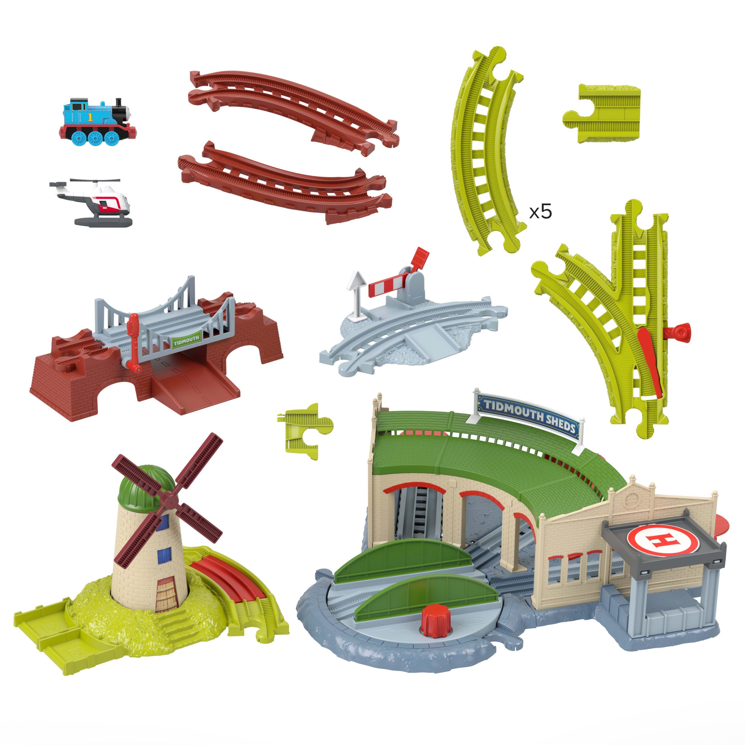 Thomas & Friends Pista de Juguete Cobertizos de Tidmouth - Image 5