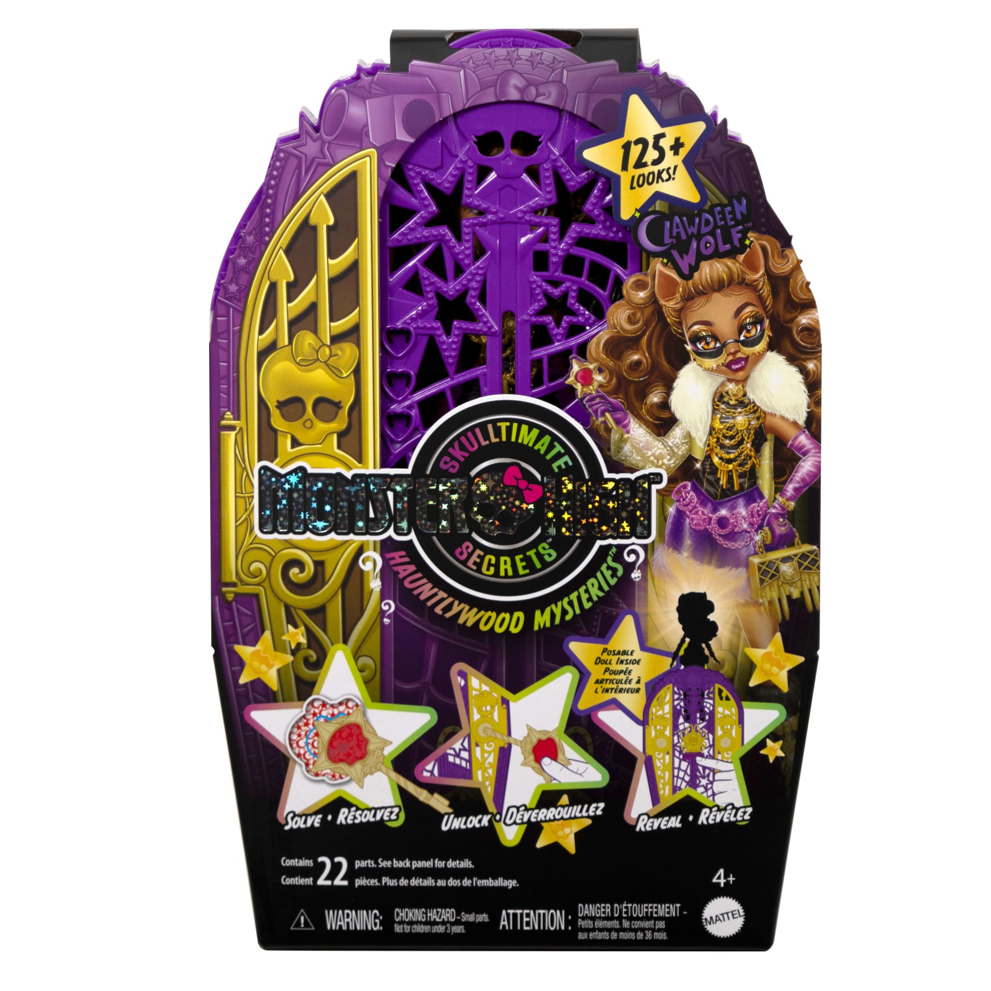 Monster High Skulltimate Secrets Hauntlywood Mysteries Doll. Clawdeen Wolf With 19+ Surprises - Image 6