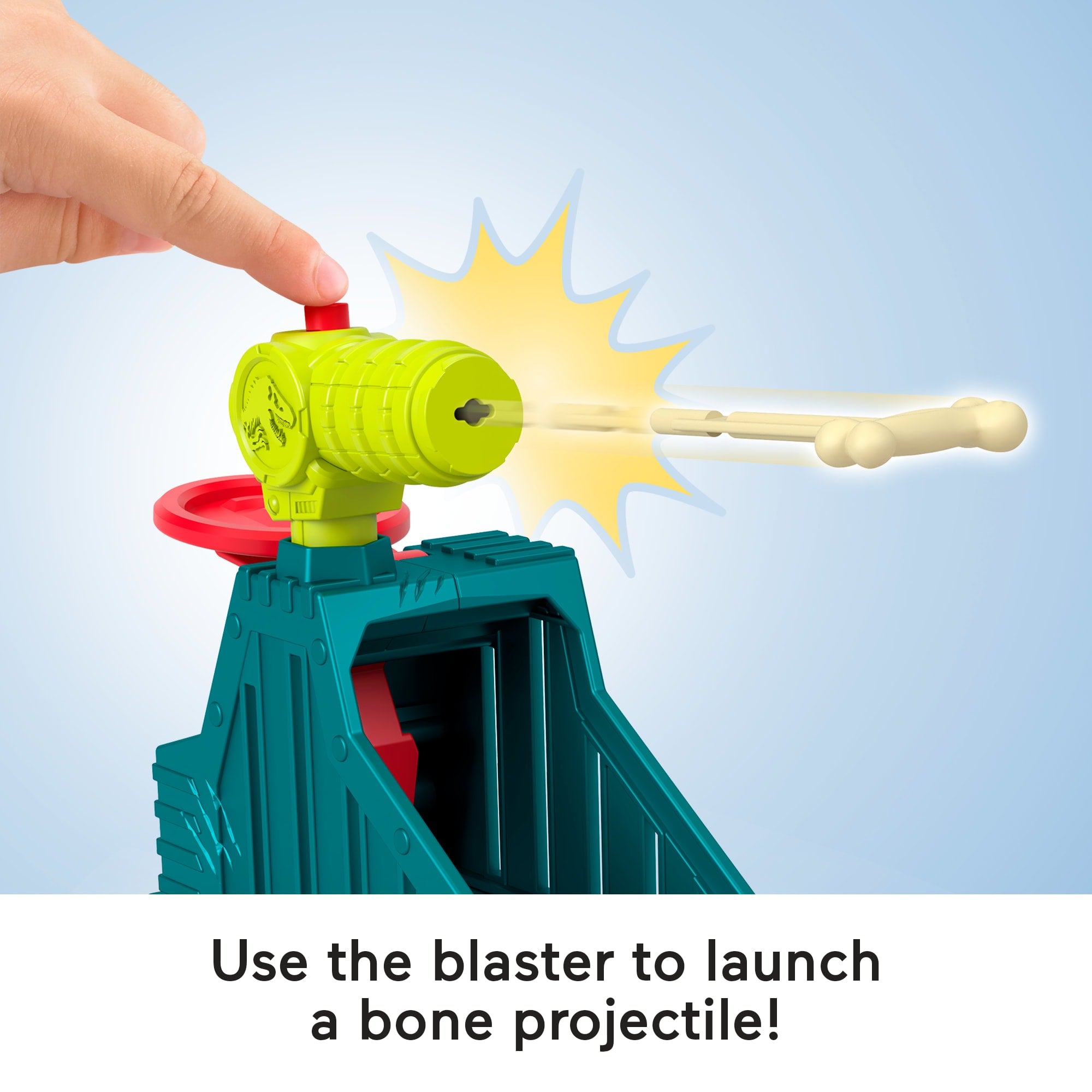 Imaginext Jurassic World Launcher Set With Chomping Toy T. Rex & 2 Accessories - Image 4