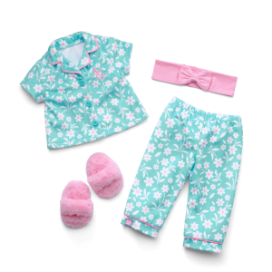 Flower Fun PJs for 18-inch Dolls