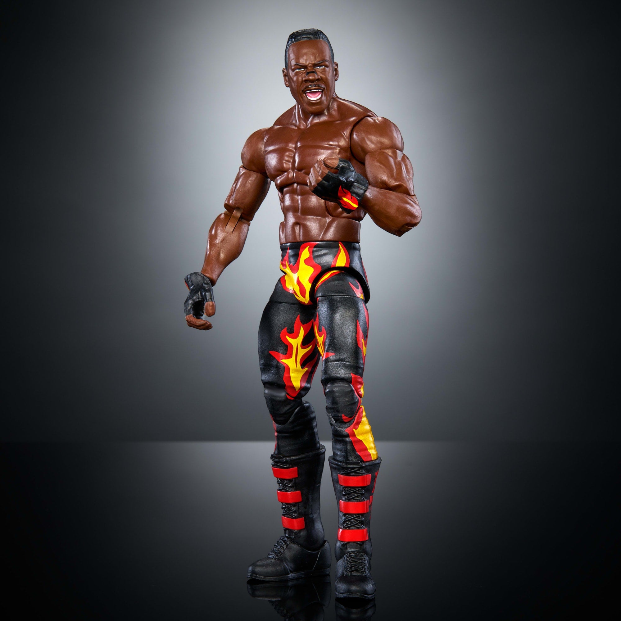 WWE Elite Collection Monday Night War Booker T Action Figure & Golga Build-A-Figure Parts - Image 6