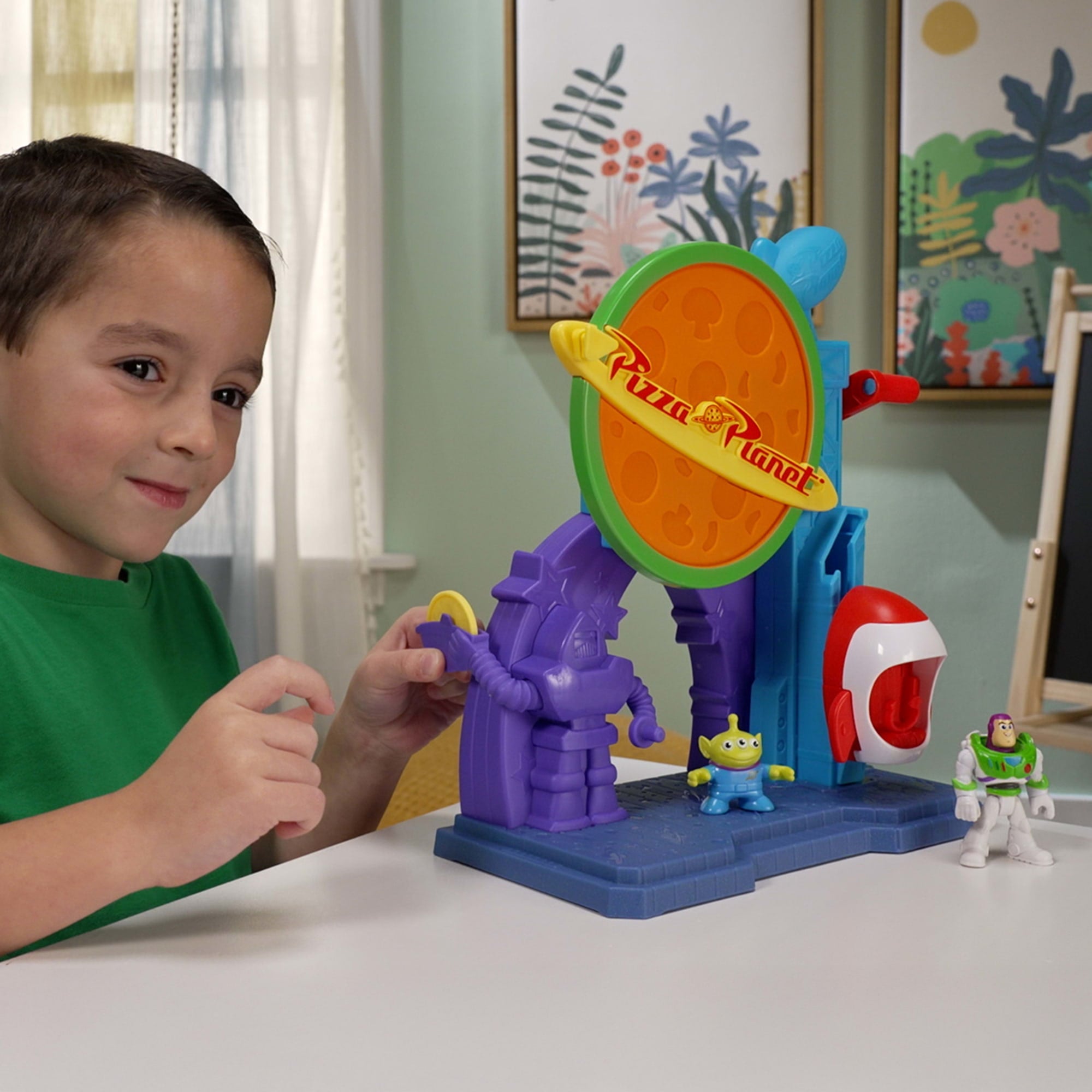 Imaginext Project Target Set de Juego Imaginext Toy Story Conjunto Pizza Planet com Buzz e Alienígena - Image 2