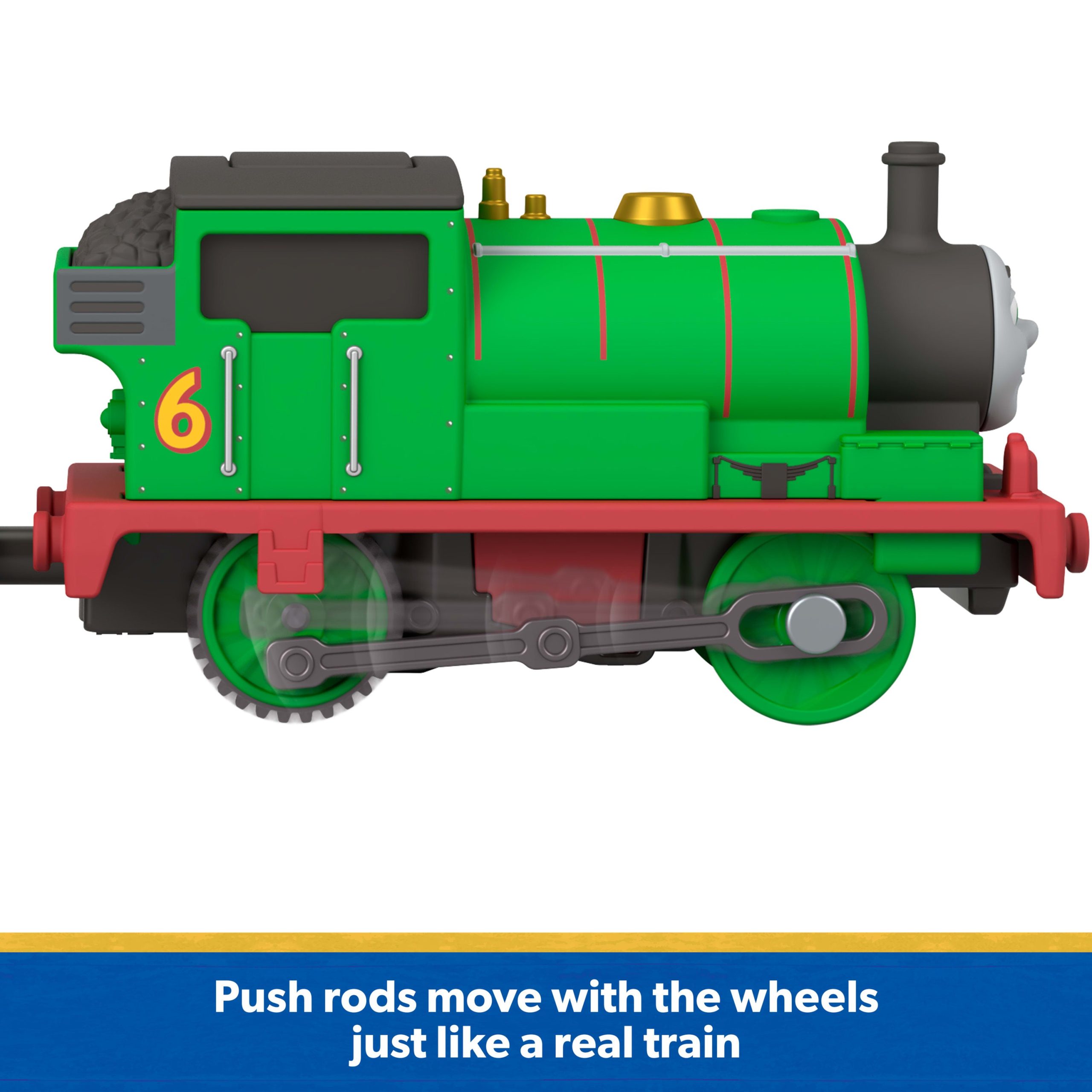Thomas & Friends By Fisher-Price Motorized Percy Engine & Mail Car. Battery-Powered Toy Train - Image 5