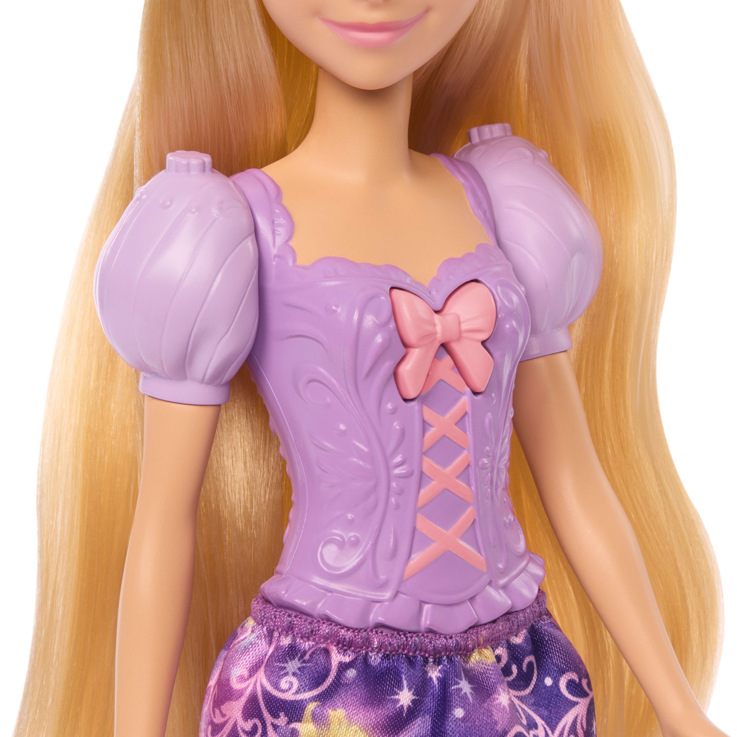 Disney Princess Light-Up Hair Rapunzel Fashion Doll W/ 5 Ways To Glow. Pascal Figure & 7 Accessories - Image 6