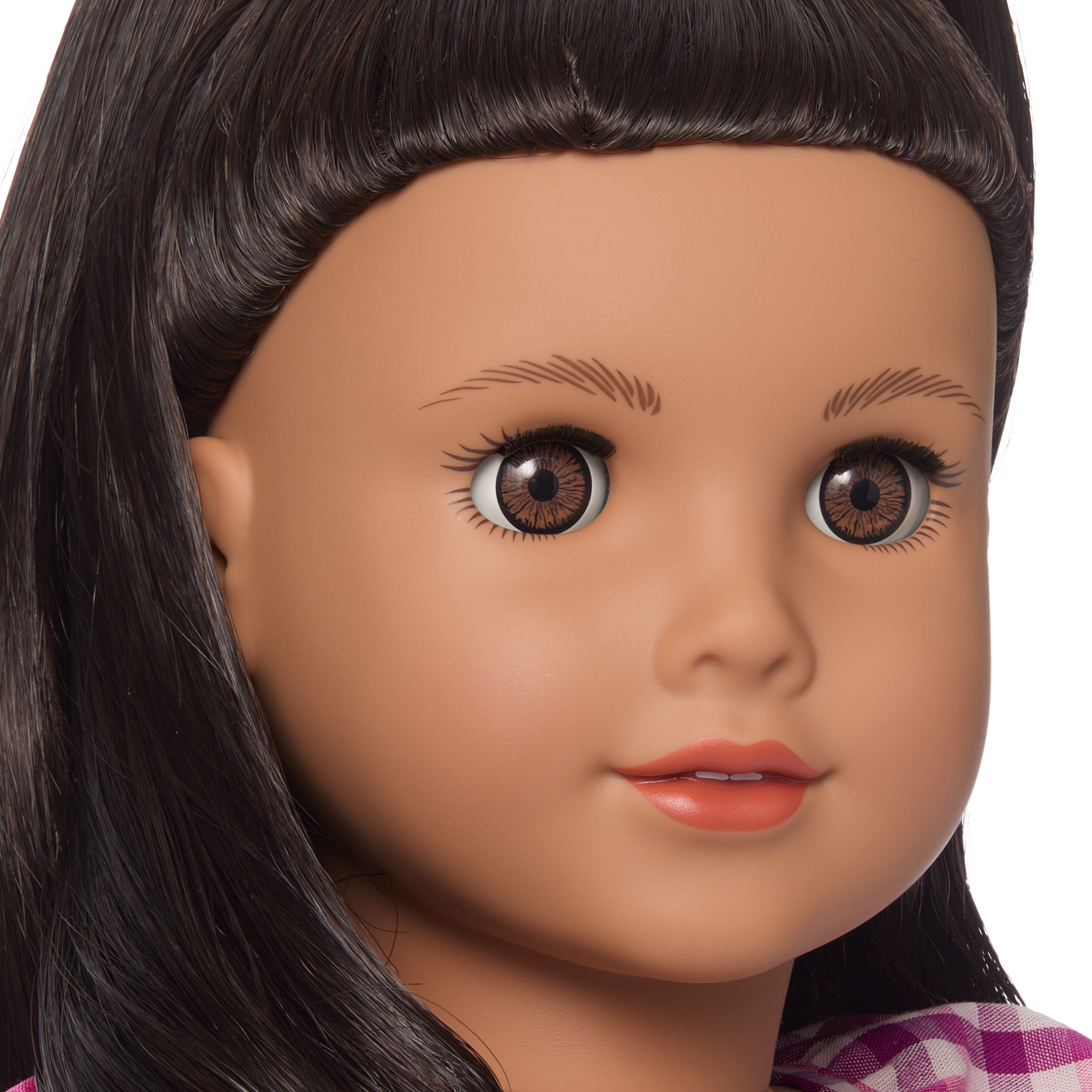 Raquel's™ Gingham Ruffle Outfit for Girls & 18-inch Dolls + Raquel Doll (Girl of the Year™ 2026) - Image 8