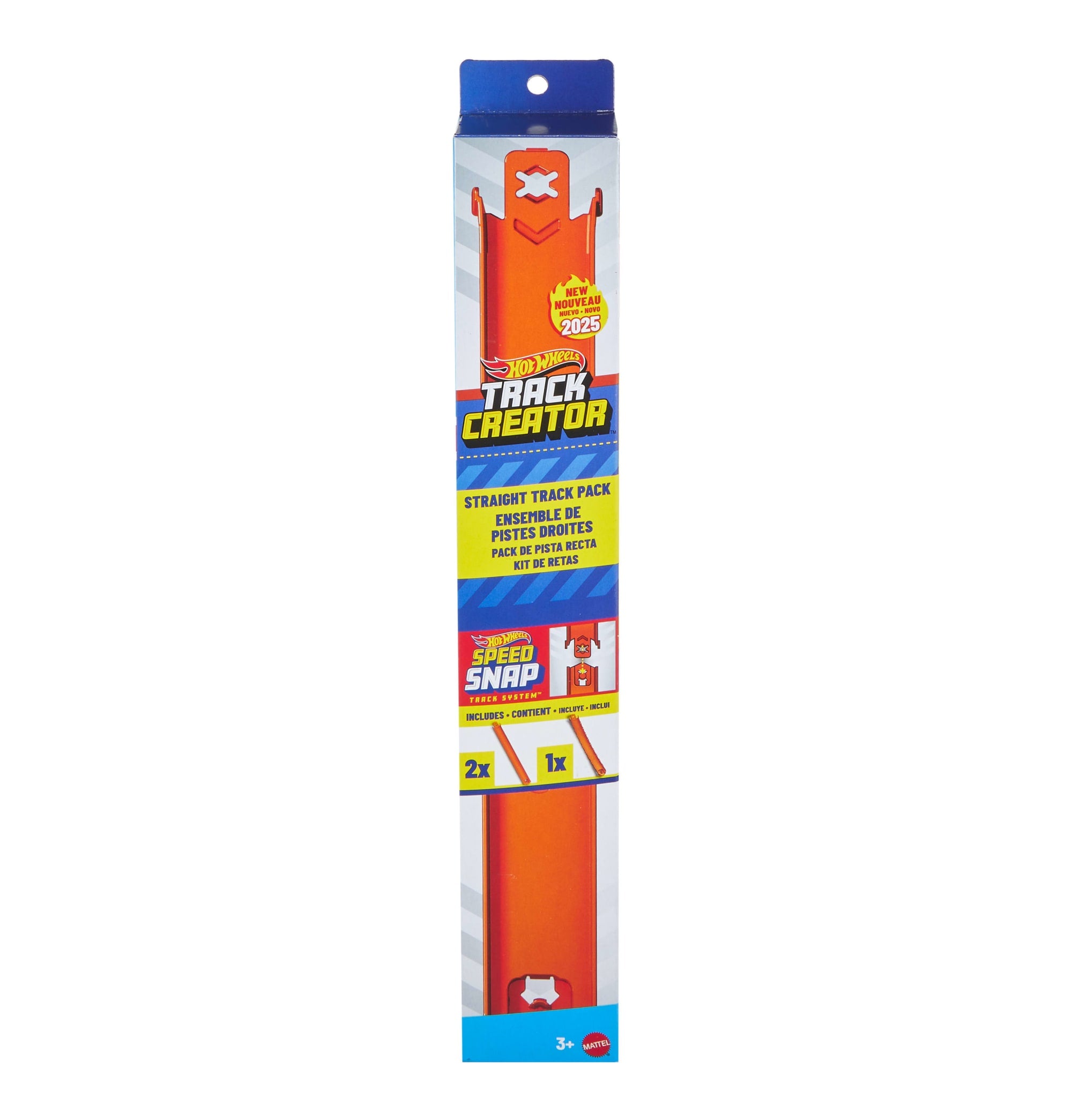Hot Wheels Track Creator Straight Track Pack. 3 Feet Of Speed Snap Track & 2 Adapters - Image 6