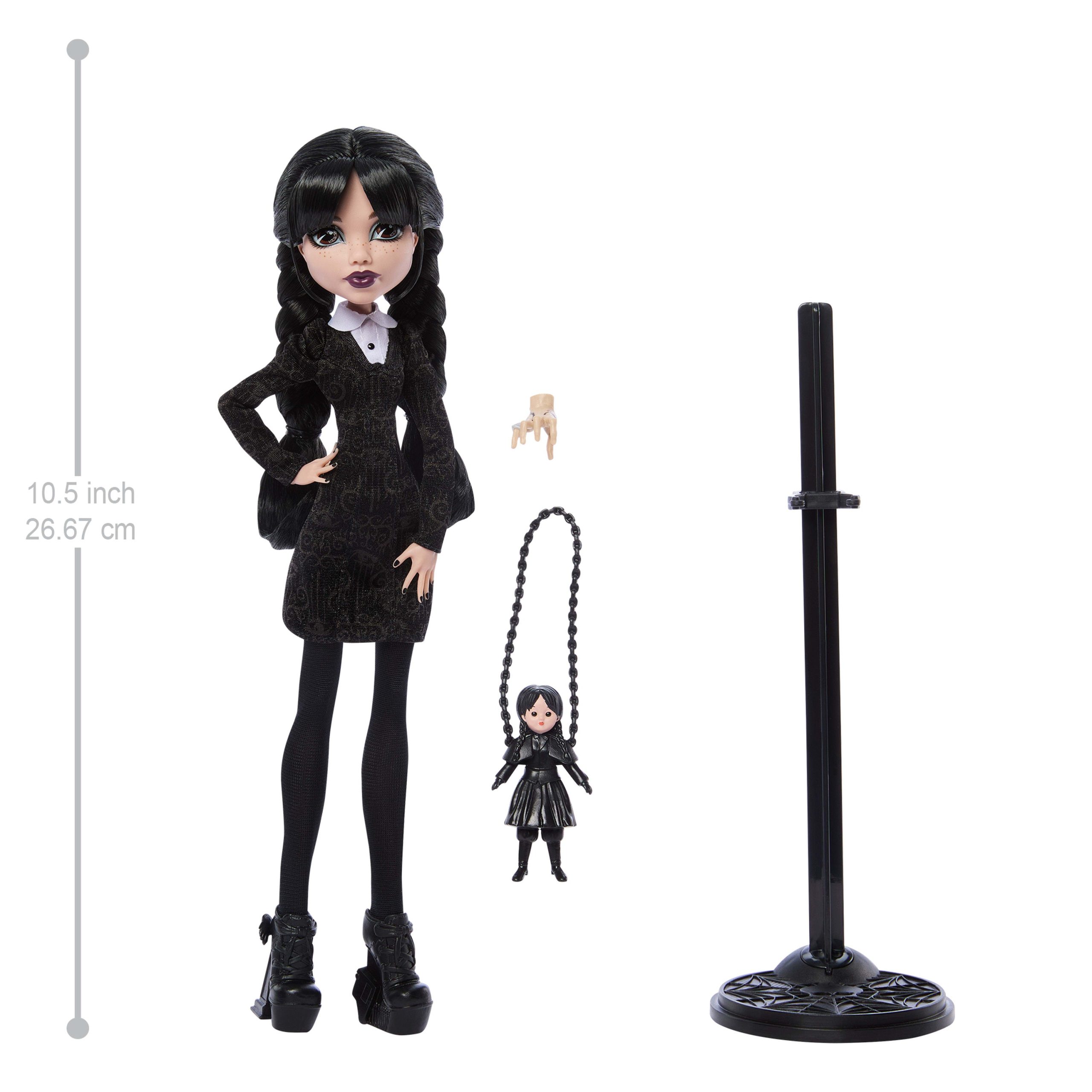 Monster High Skullector Muñeca de Colección Wednesday Merlina Addams - Image 3