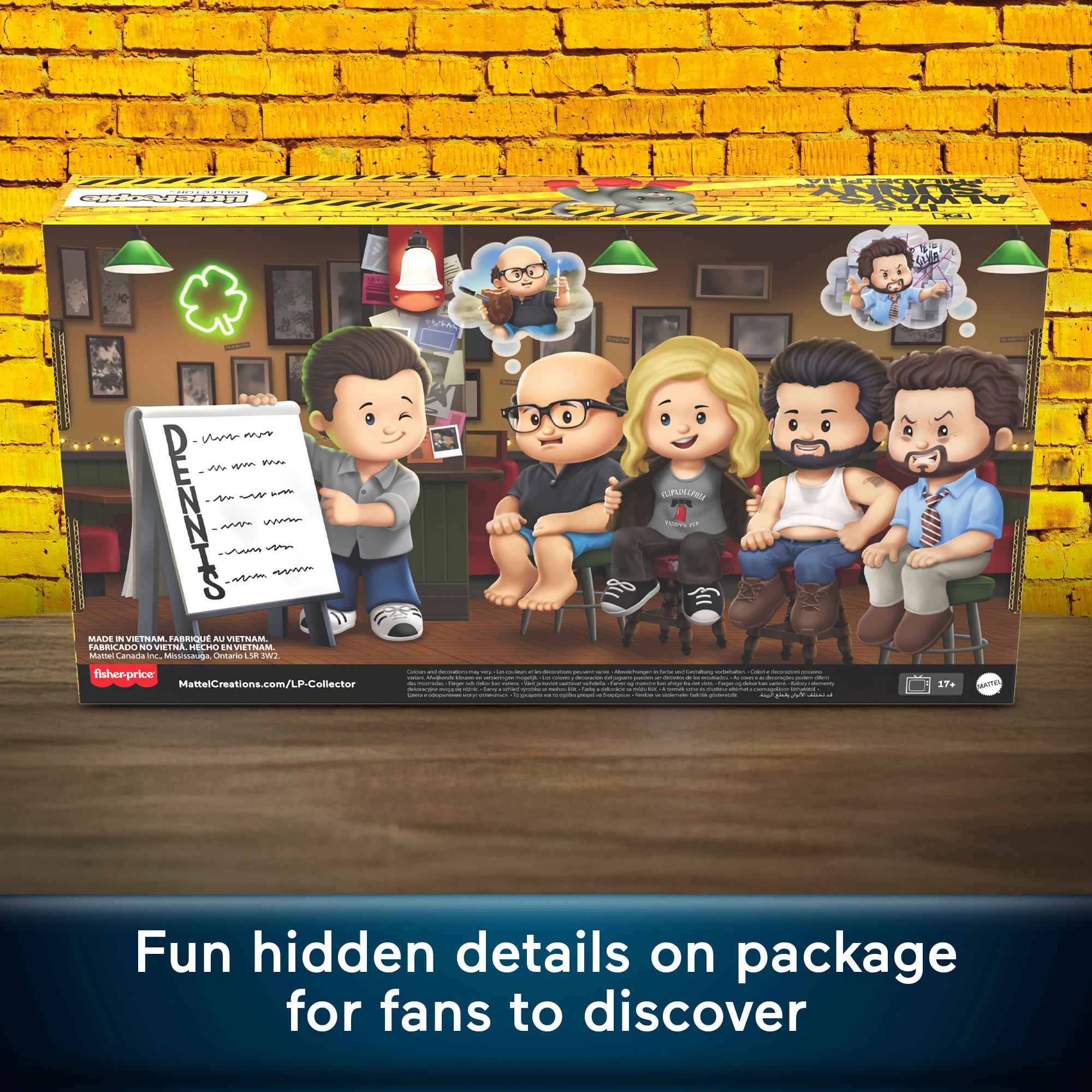 Little People Collector It's Always Sunny in Philadelphia Set For Adults & Fans. 5 Figures - Image 4