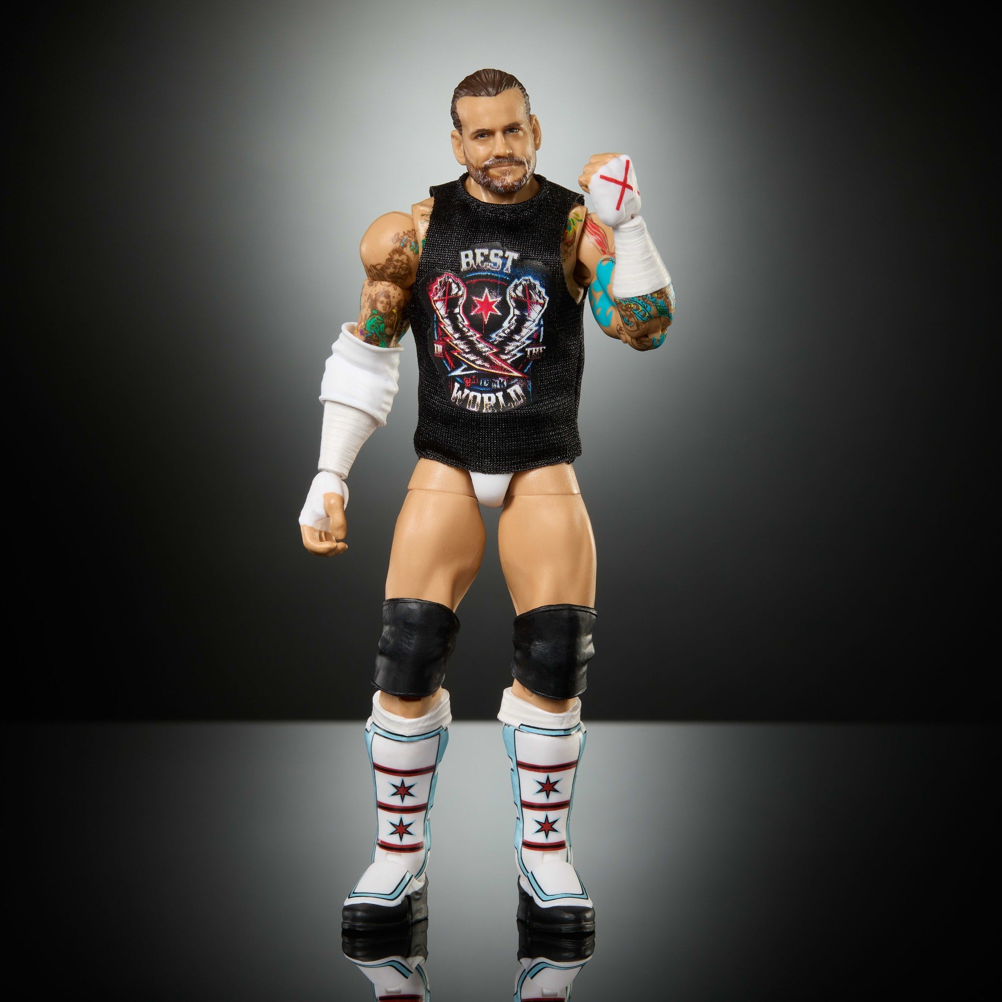 WWE Elite Cm Punk Action Figure. Greatest Hits 2025. 6-Inch Collectible Set With Accessories - Image 4