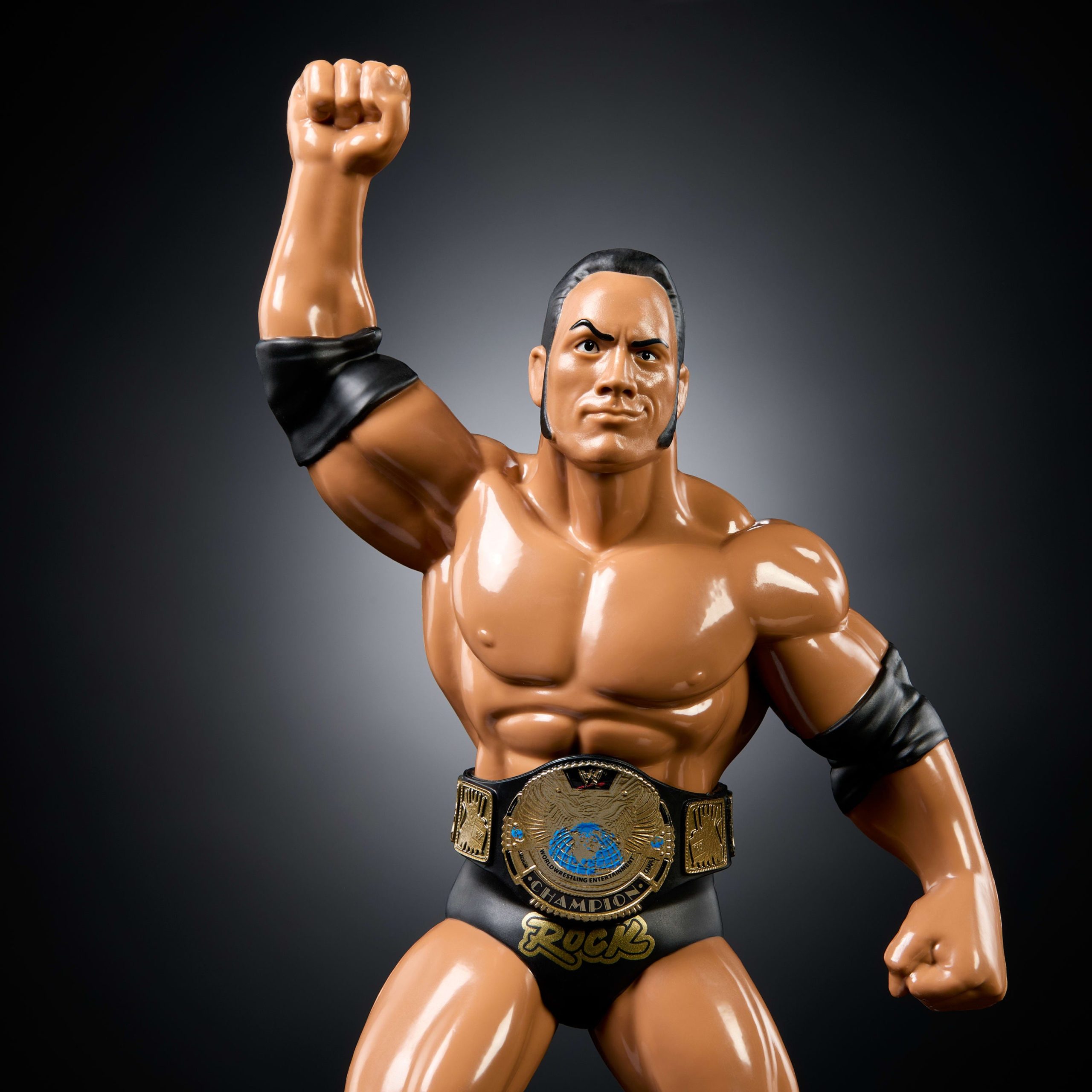 LJN WWE Superstars The Rock Action Figure - Image 3