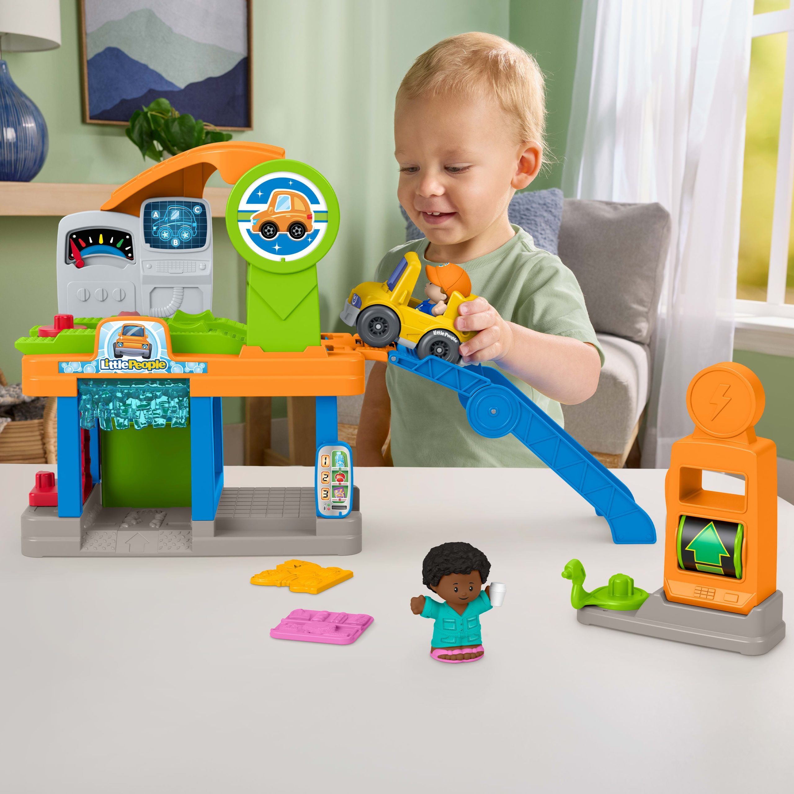 Fisher-Price La Station de Lavage Rigolote Little People - Image 2