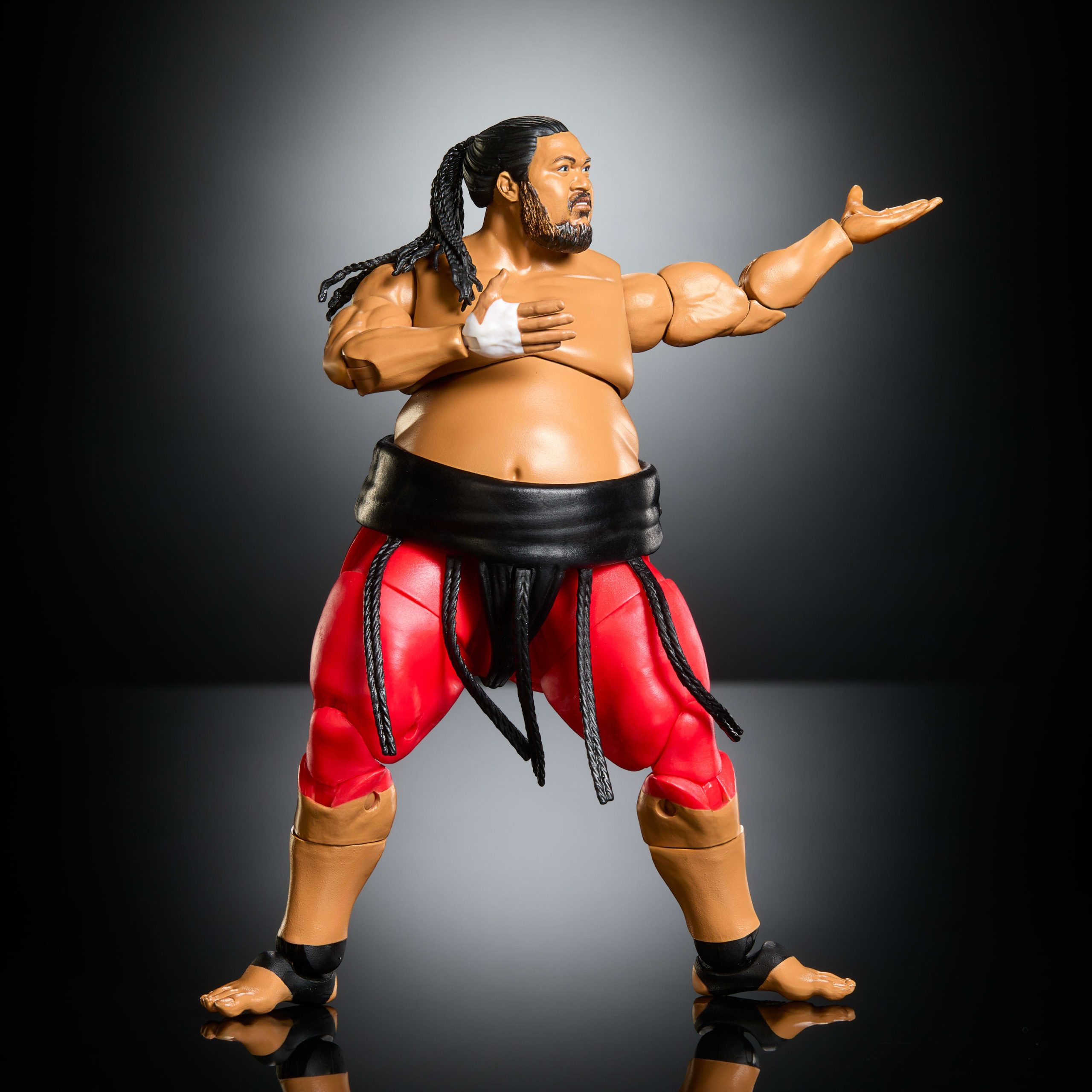WWE Elite Legends Yokozuna Action Figure & Accessories. Series 32 6-inch Set - Image 5