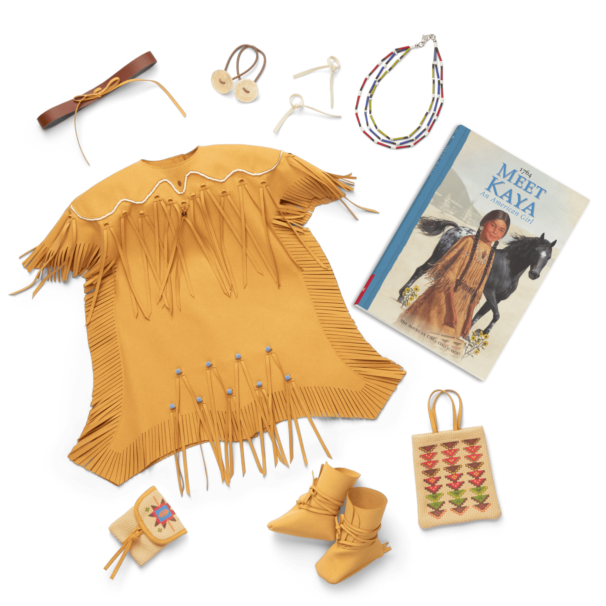 Kaya™ 18-inch Doll. Book & Accessories (Historical Characters) - Image 2