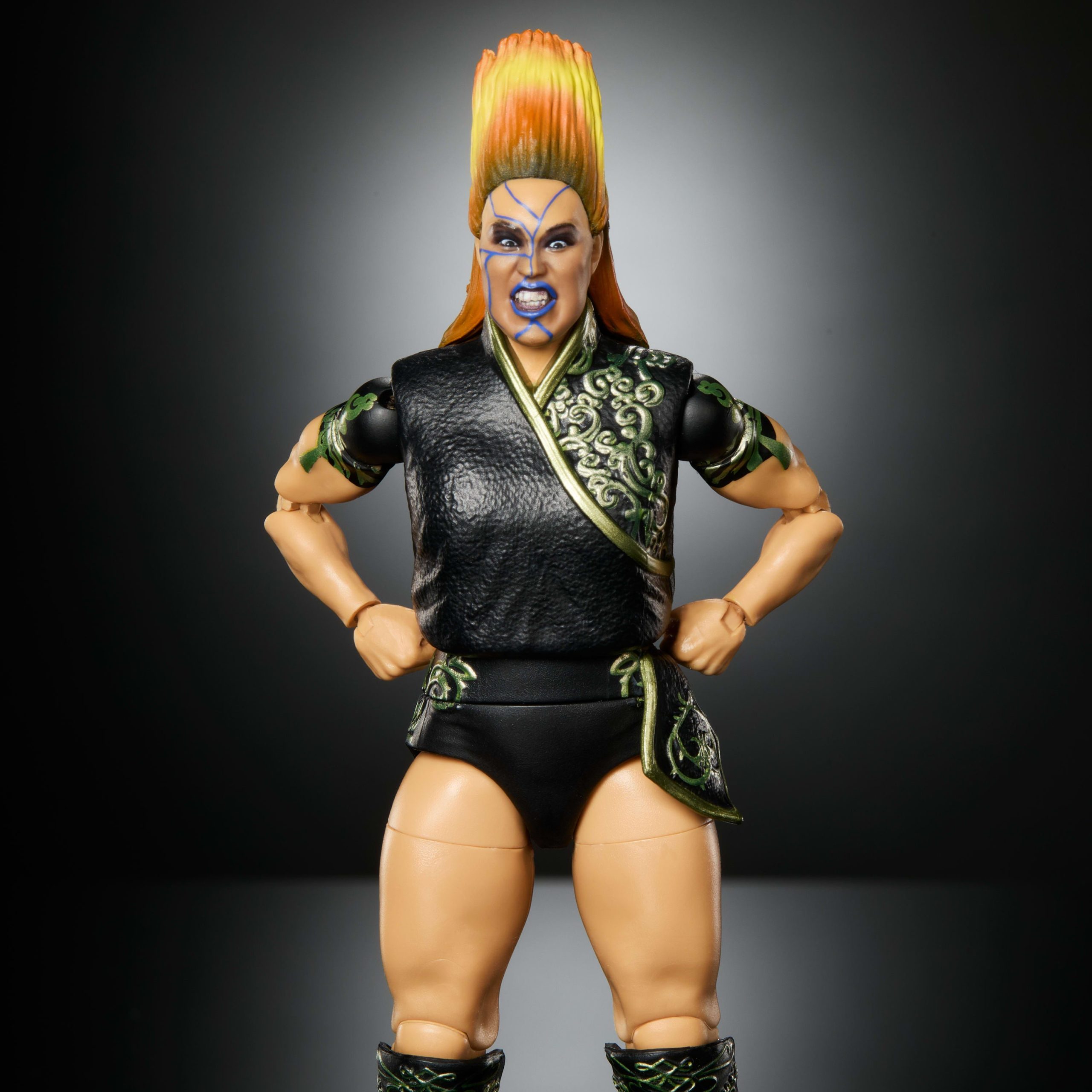 WWE Elite Legends Bull Nakano Action Figure & Accessories. Series 31 6-Inch Collectible Set - Image 3