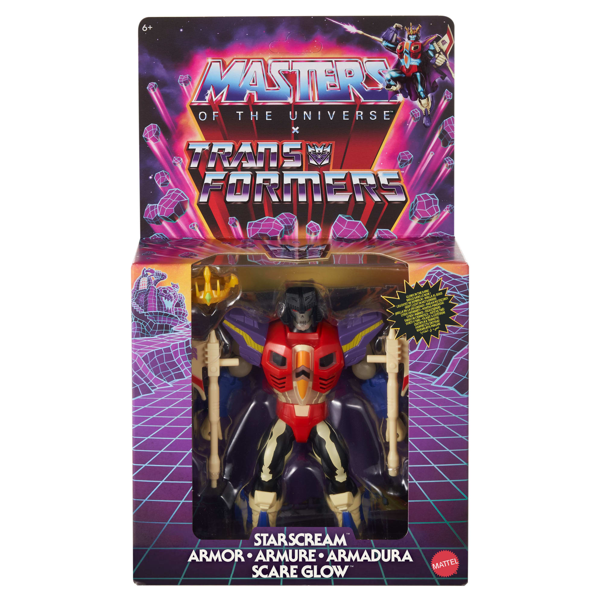 Masters Of The Universe Origins & Transformers Starscream Armor Scare Glow Action Figure. MOTU Toy - Image 2