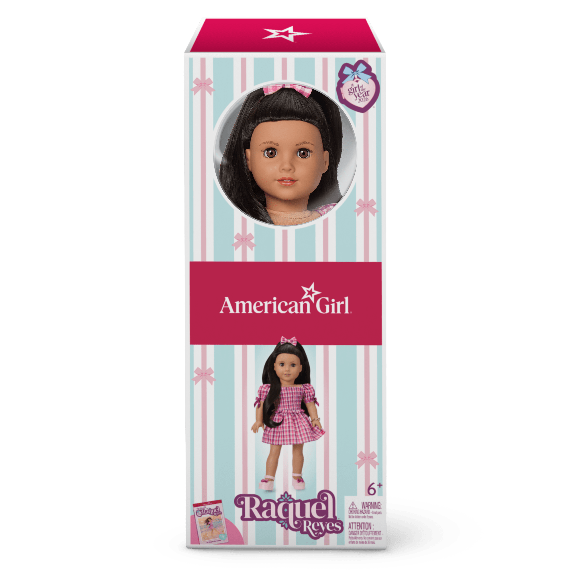 Raquel's™ Gingham Ruffle Outfit for Girls & 18-inch Dolls + Raquel Doll (Girl of the Year™ 2026) - Image 11