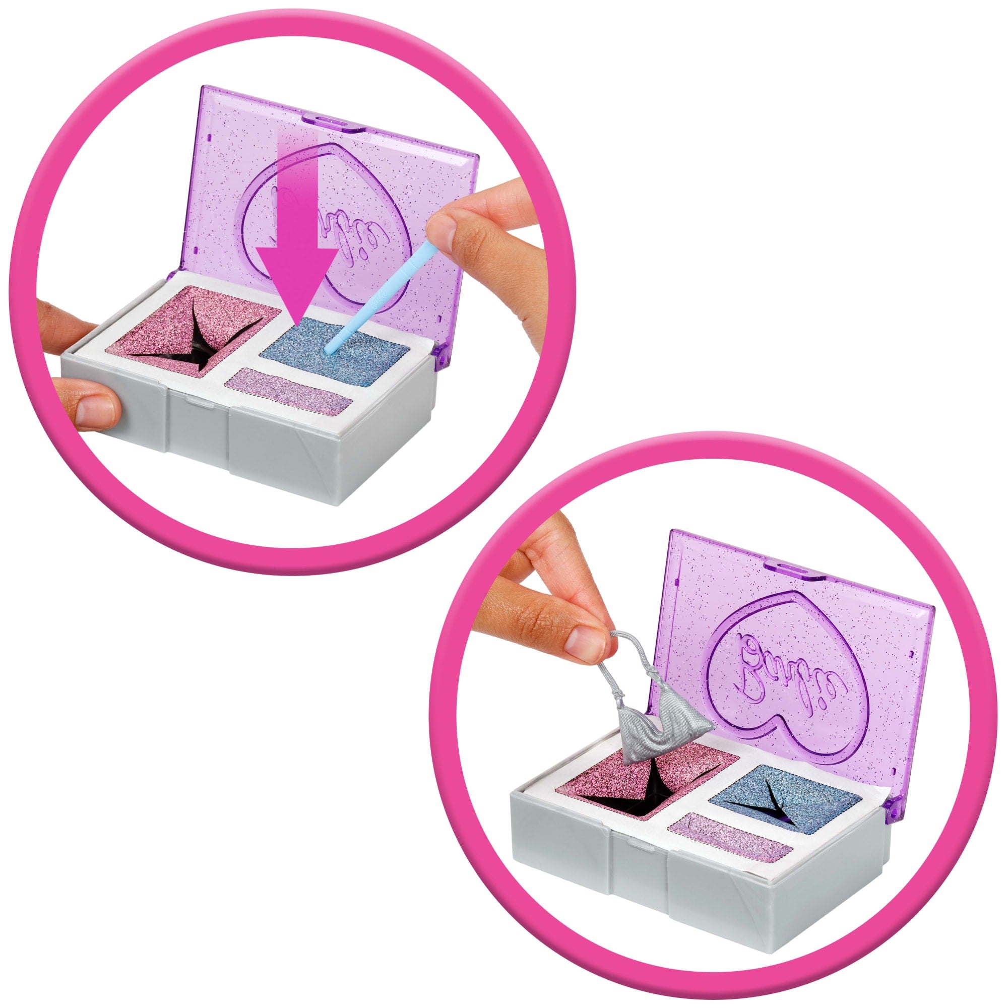 Barbie Party Unboxed Glam Party Series Purple Sparkle Doll & Accessories With 10 Surprises - Image 5