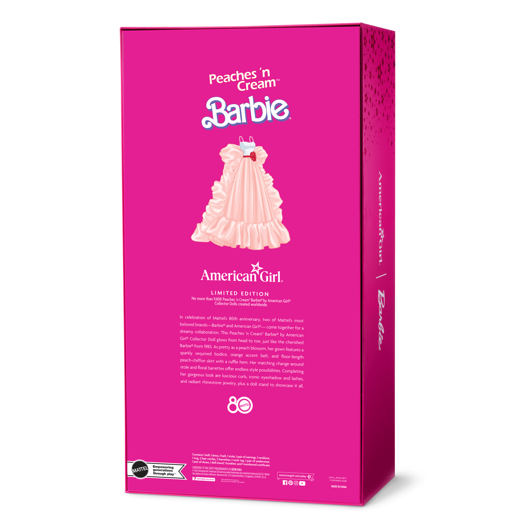 Peaches 'n Cream™ Barbie® by American Girl® Collector Doll - Image 20
