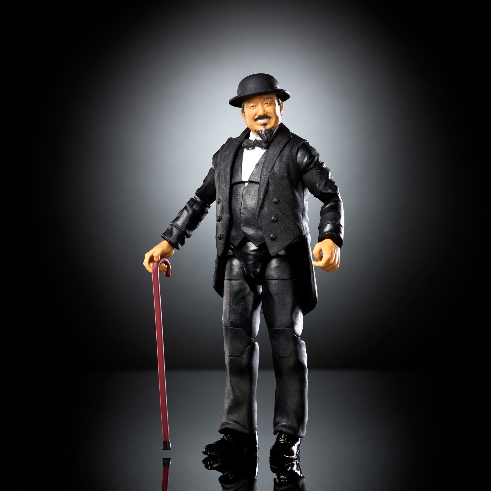 WWE Elite Legends Mr. Fuji Action Figure & Accessories. Series 30 6-Inch Collectible Set - Image 3