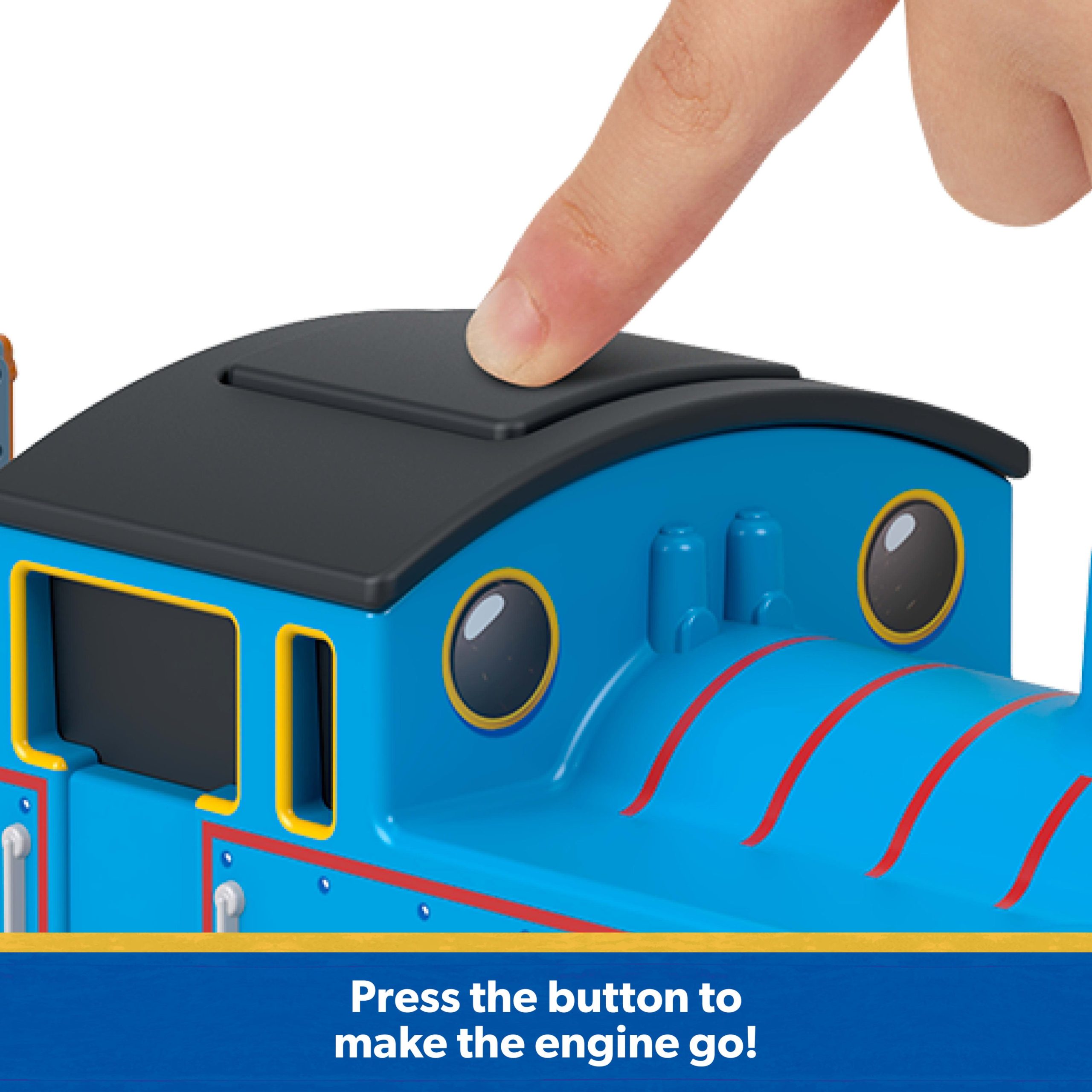 Thomas & Friends By Fisher-Price Motorized Thomas Engine & S.C. Ruffey. Battery-Powered Train - Image 3
