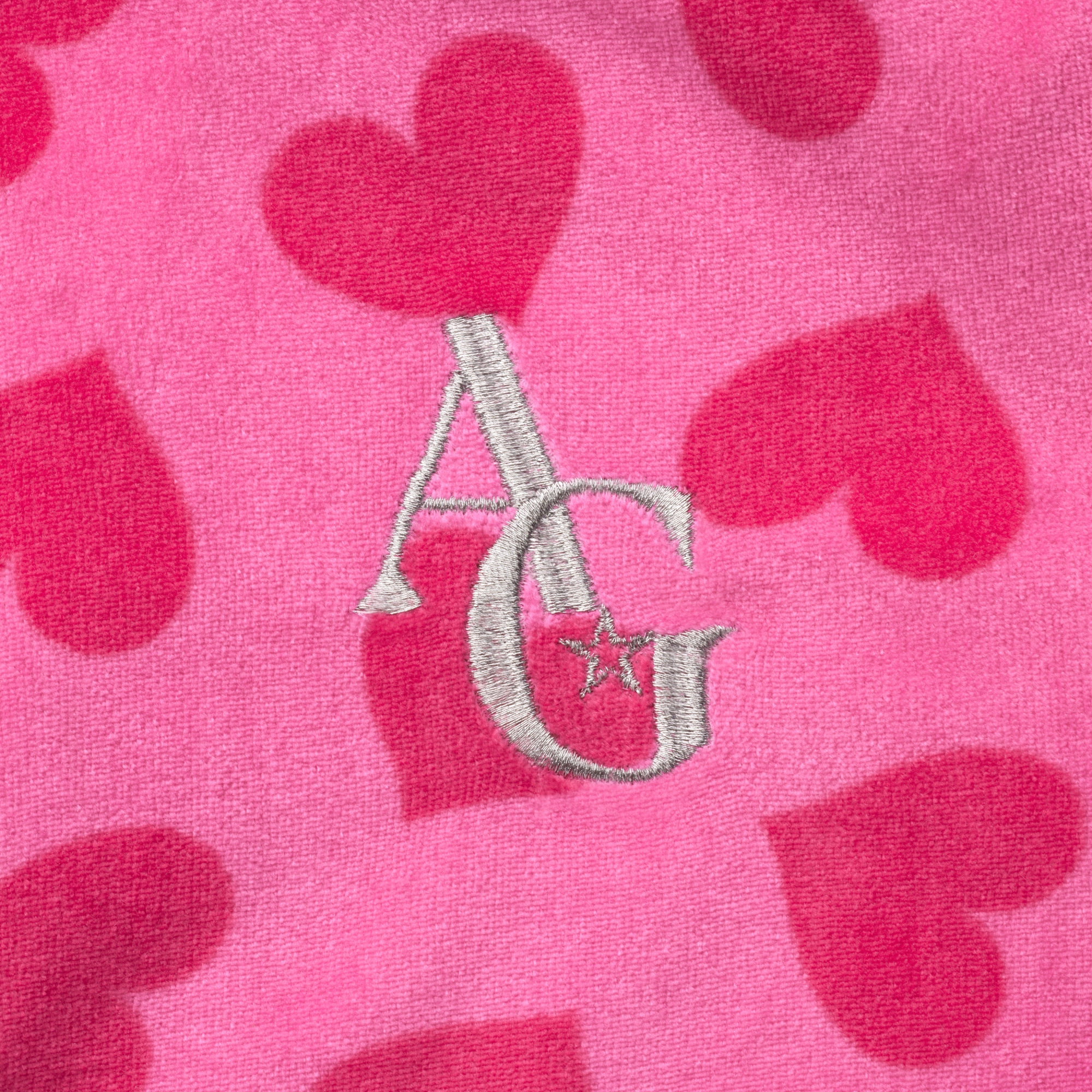 Pink Hearts Hoodie Dress for Girls - Image 7