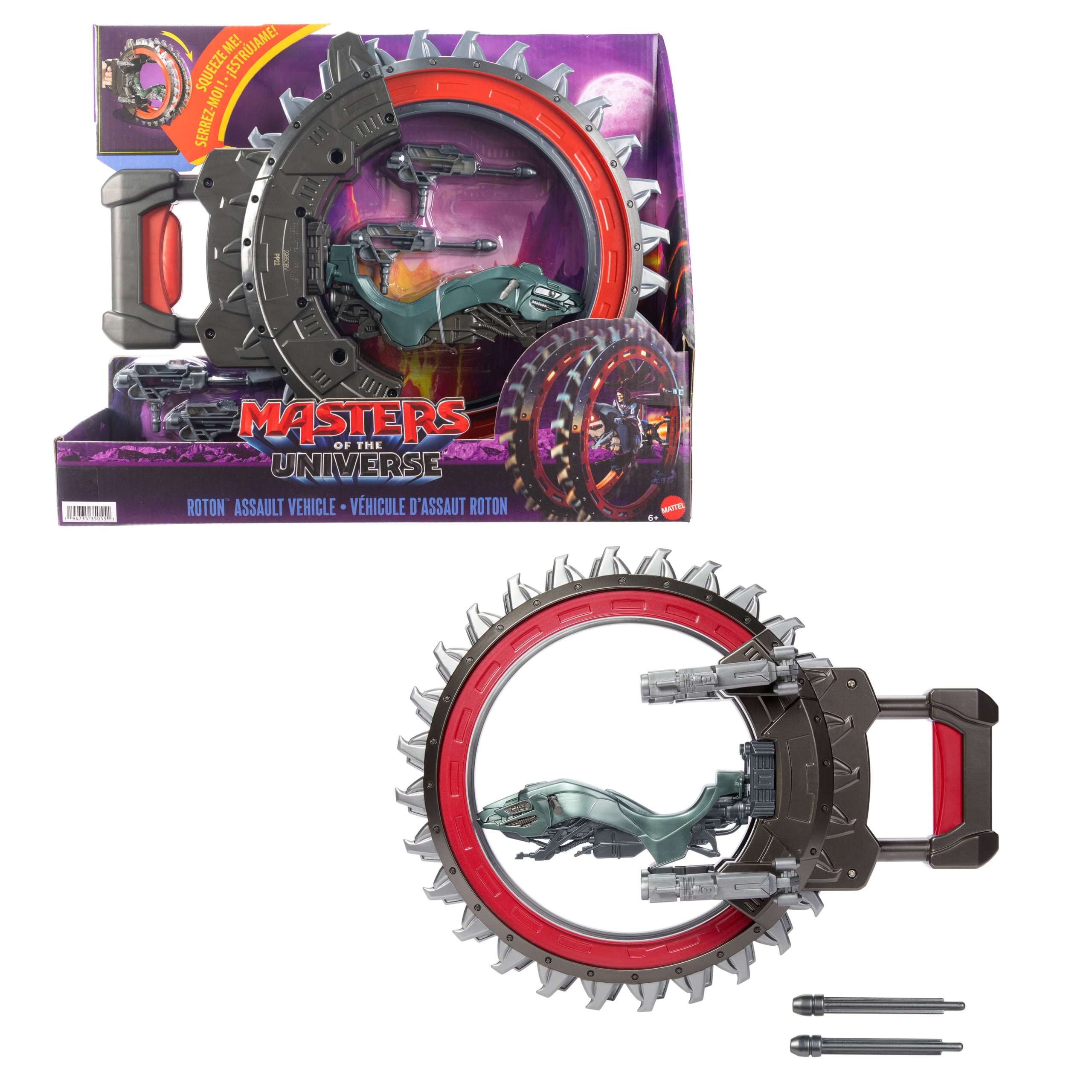 Masters Of The Universe 2026 Movie Roton Vehicle 5.5 Inch Scale. 2 Rotating Blades & 2 Sets Blasters
