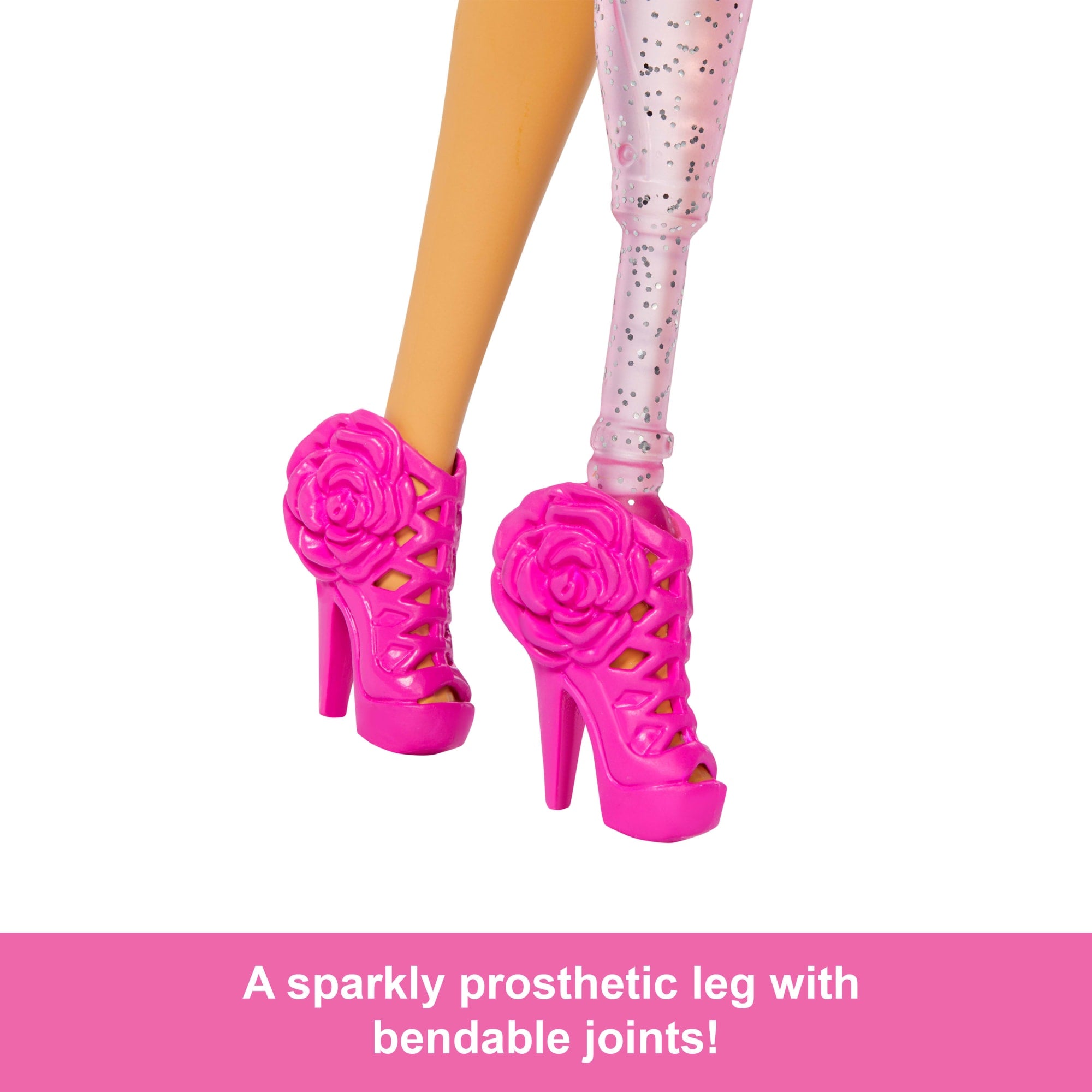 Barbie Deluxe Style #2 Doll in Pink Barbiecore Top And Skirt Set. Black Hair & Prosthetic Leg - Image 3