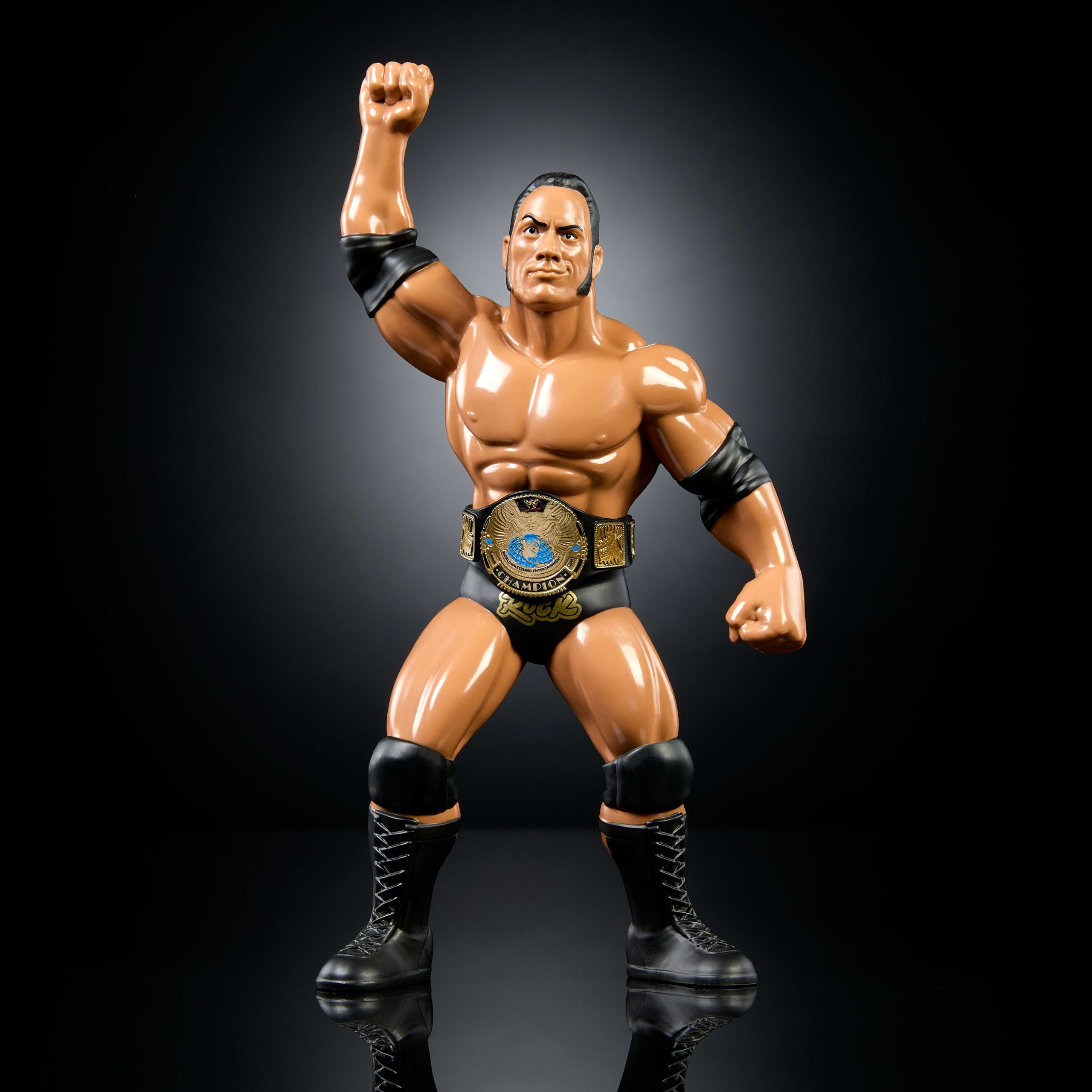 LJN WWE Superstars The Rock Action Figure - Image 2