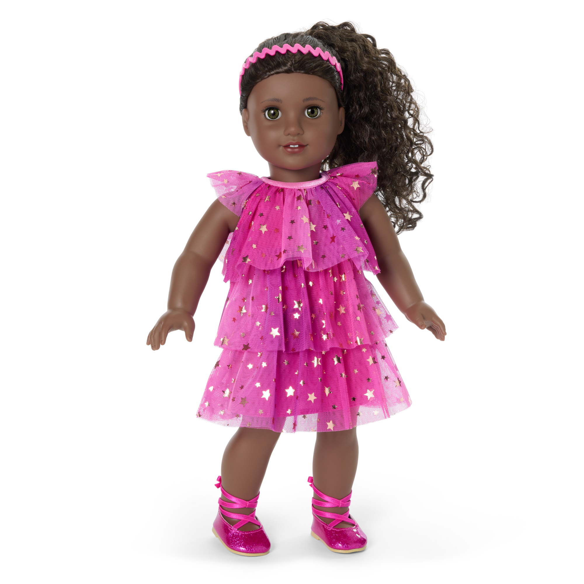 Pink Party-Ready Dress for 18-inch Dolls - Image 2
