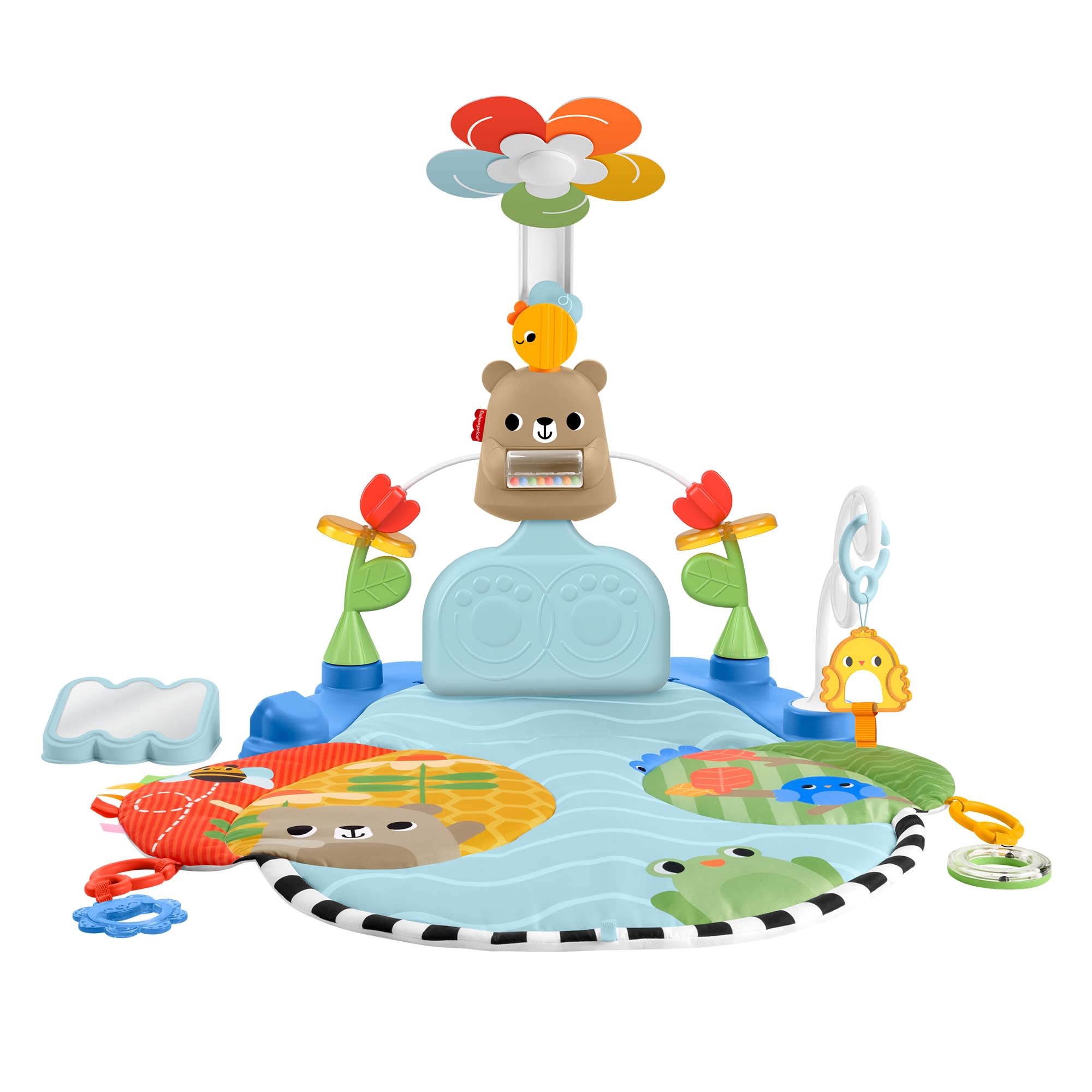 Fisher-Price 3-In-1 Kick & Sway Activity Gym. Baby Play Mat & Sensory Toys For Newborn Developmental Play - Image 6
