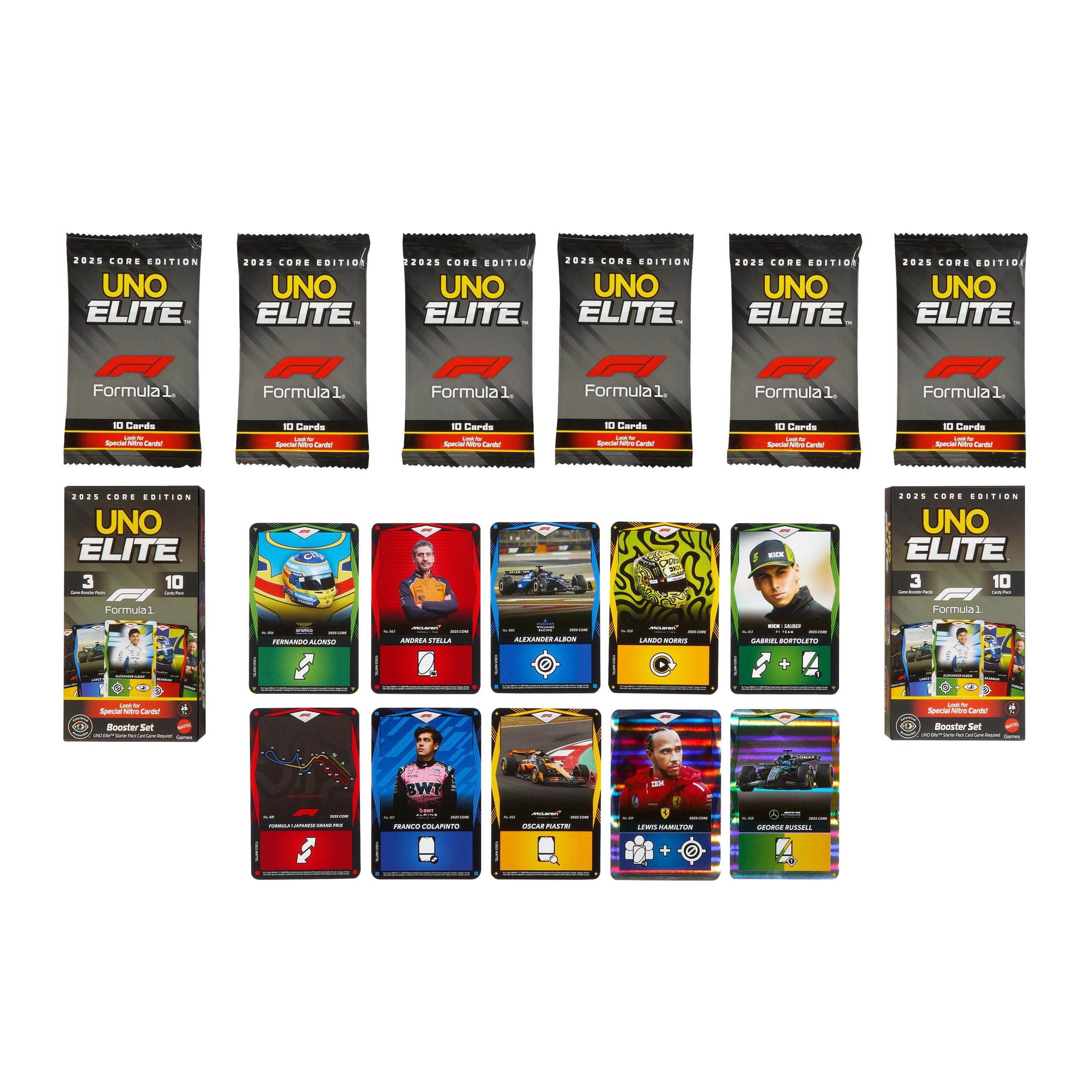 UNO Elite Formula 1® 2025 Core Edition Booster Set 2-Pack - Image 3