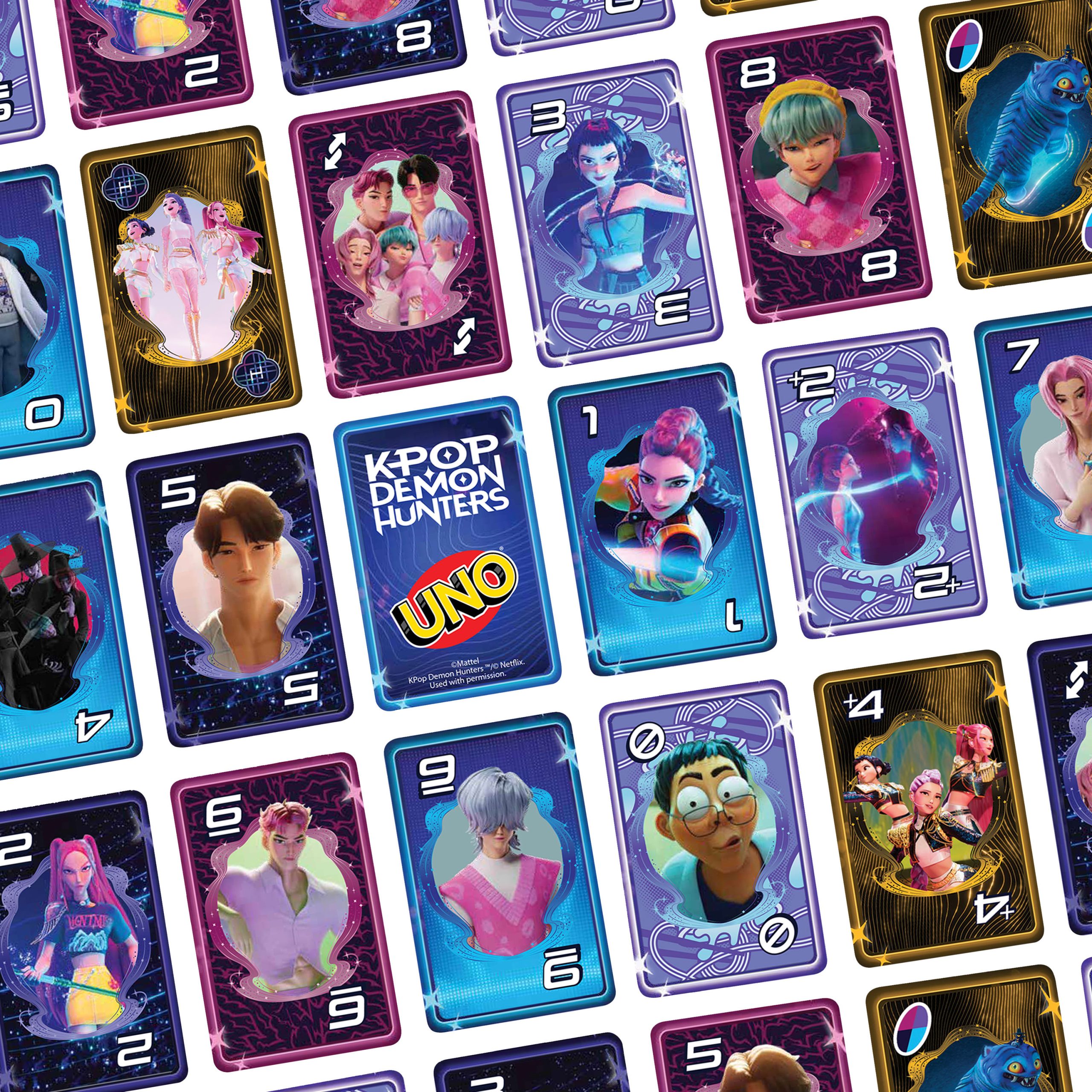 UNO Kpop Demon Hunters Card Game in A Decorative Tin For Kid. Adult & Family Nights With Movie-Inspired Deck - Image 5