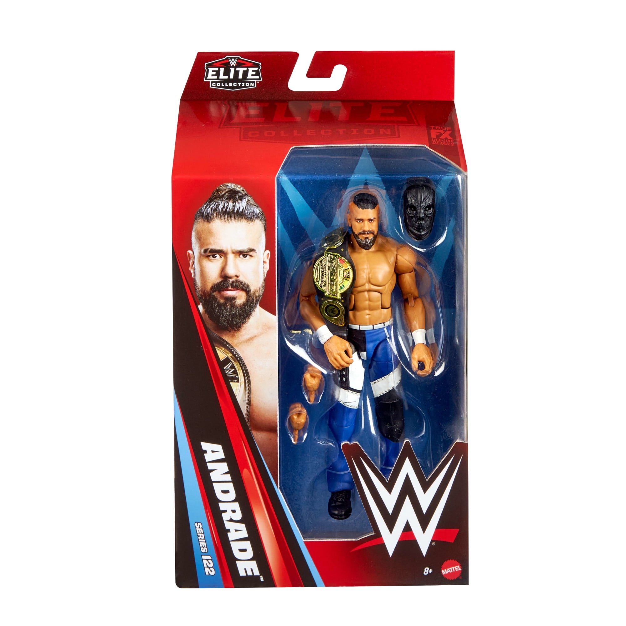 WWE Elite Andrade Action Figure. Series #122 Set. 6-Inch Collectible With Articulation & Accessories - Image 6