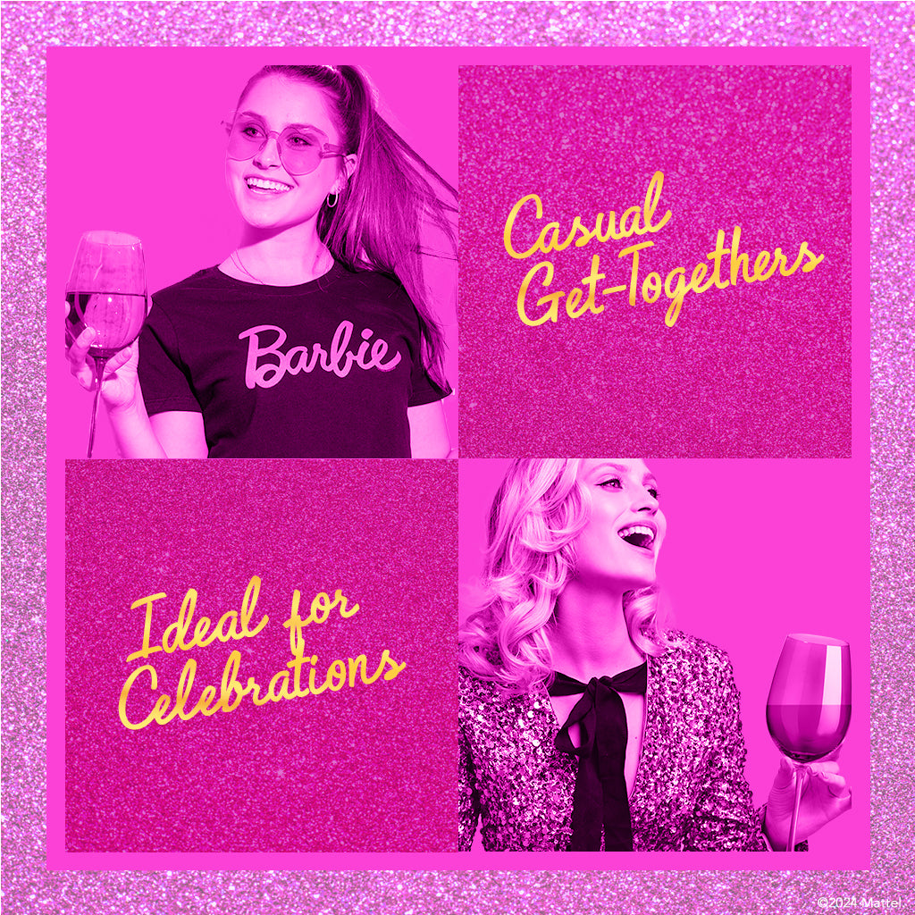 Barbie™ X Dragon Glassware® Wine Glasses - Image 7