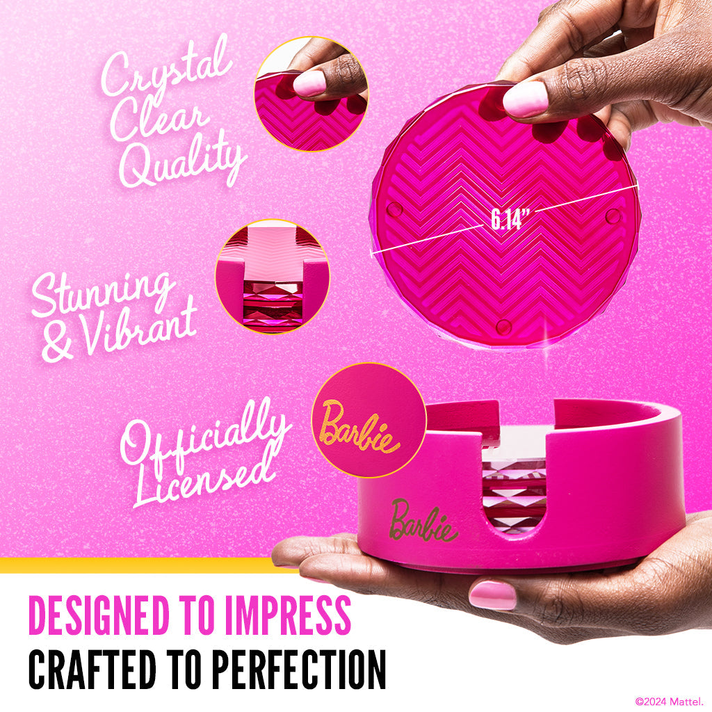 Barbie™ X Dragon Glassware® Coasters - Image 2